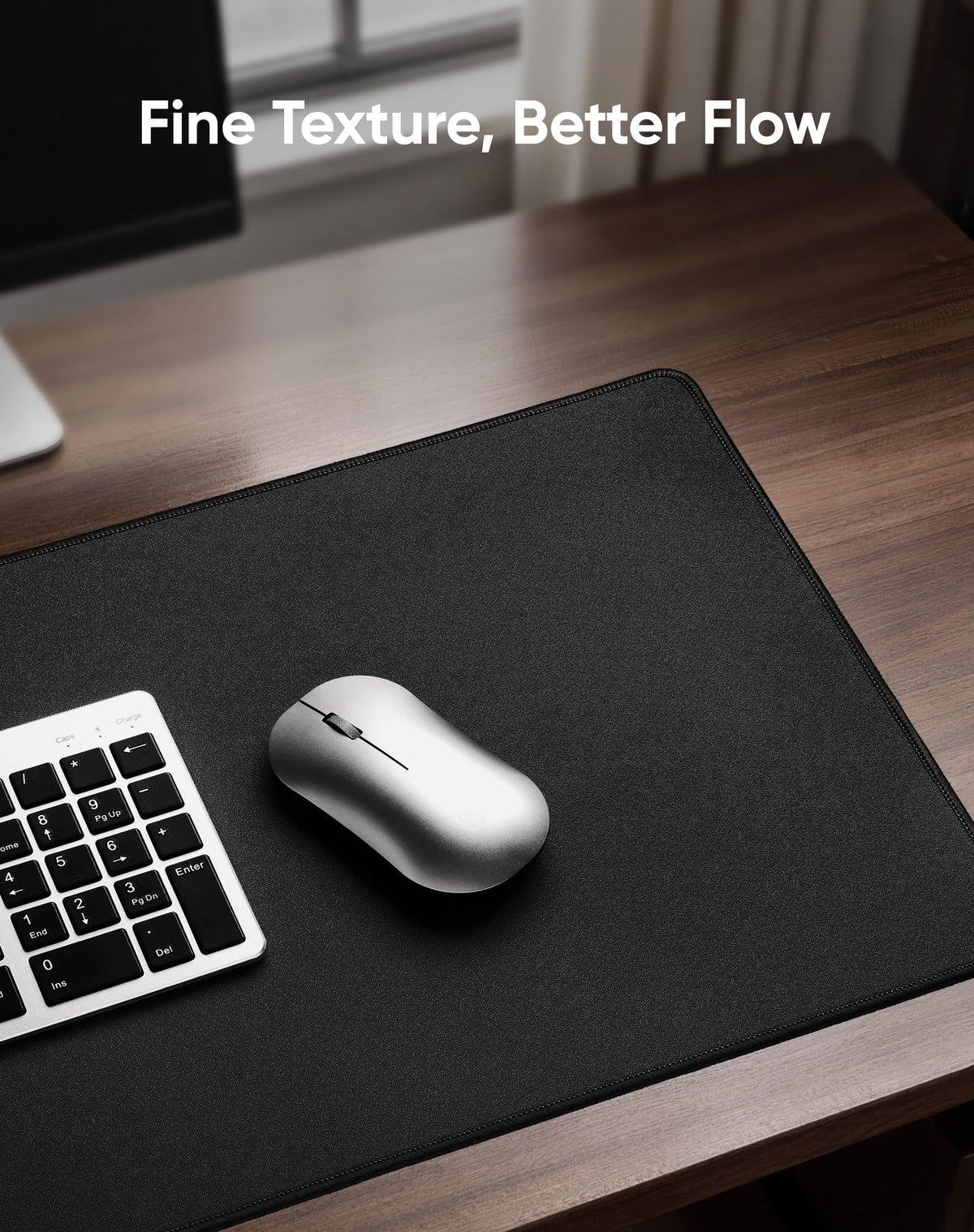 Reniteco Waterproof Large Office & Gaming Mouse Pad, 27.6" x 11.8", Black