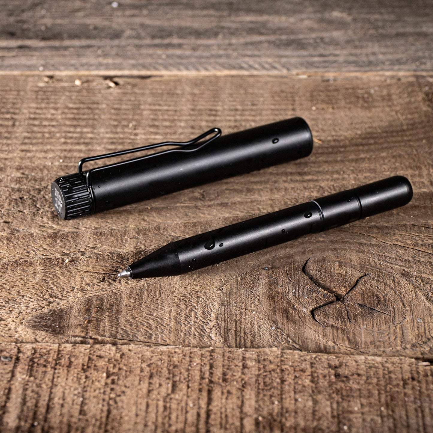 Rite in the Rain All-Weather Metal Portage Pen, Black Barrel, Black Ink .9mm, Fine Point (No. BK17)