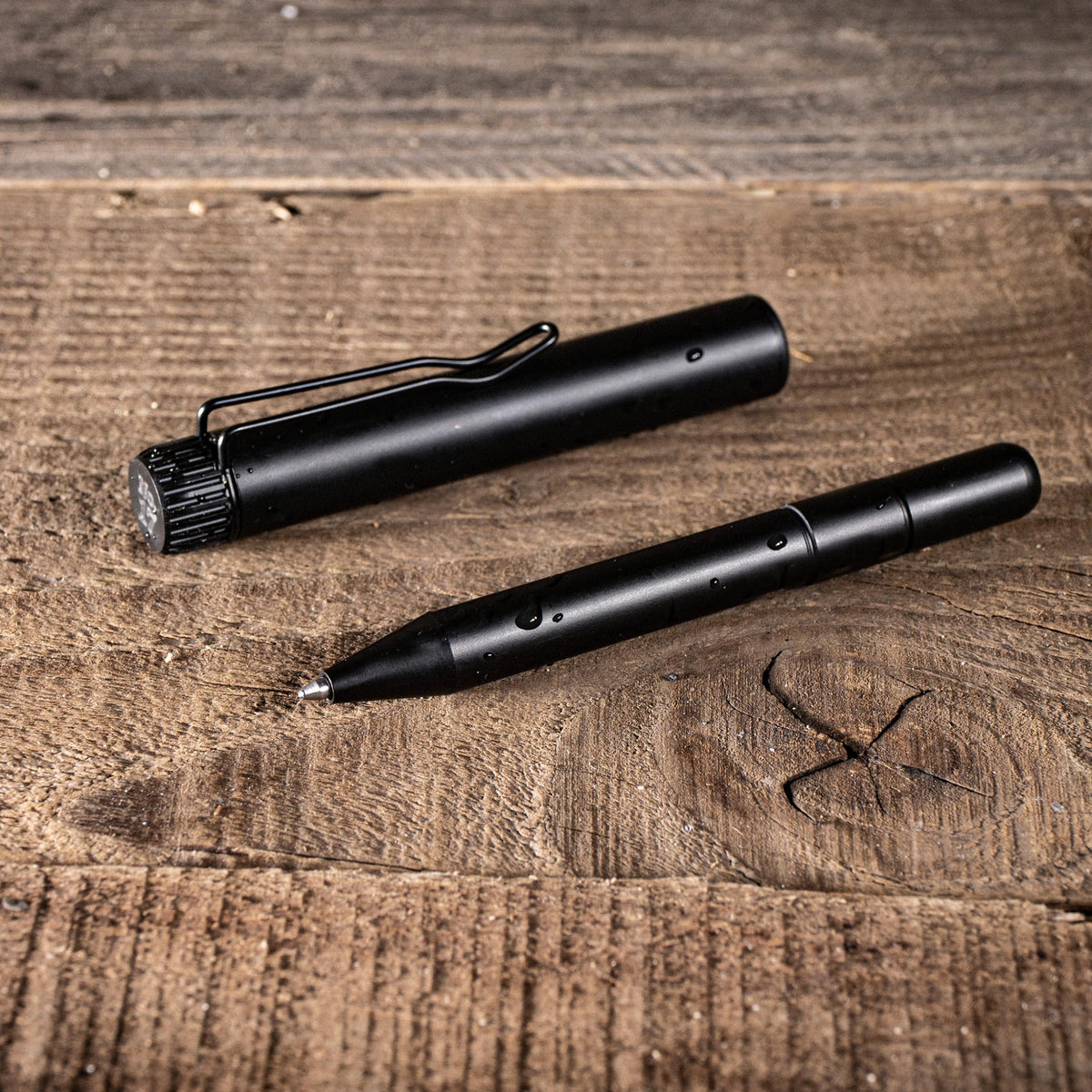 Rite in the Rain All-Weather Metal Portage Pen, Black Barrel, Black Ink .9mm, Fine Point (No. BK17)