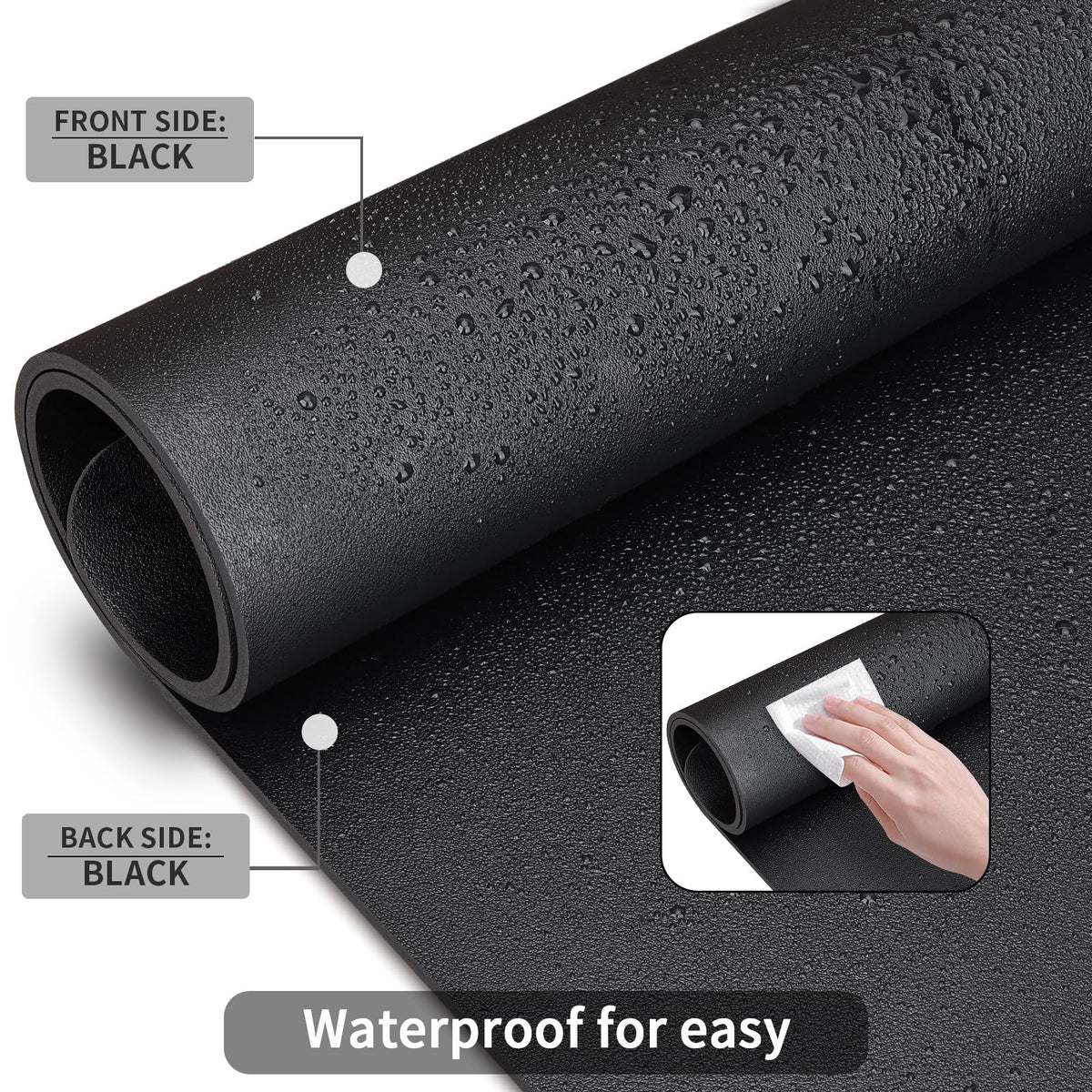 KINGFOM Desk Pad Office Desktop Protecter, PU Leather Desk Mat Blotters Organizer with Comfortable