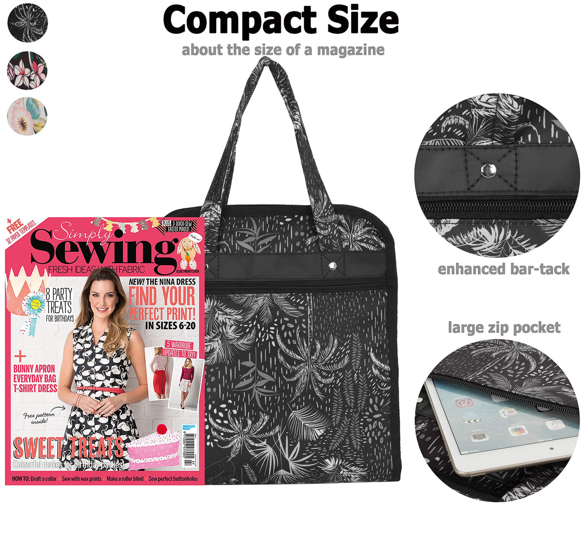 PACMAXI Sewing Accessories Storage Bag, Knitting, Craft Tools