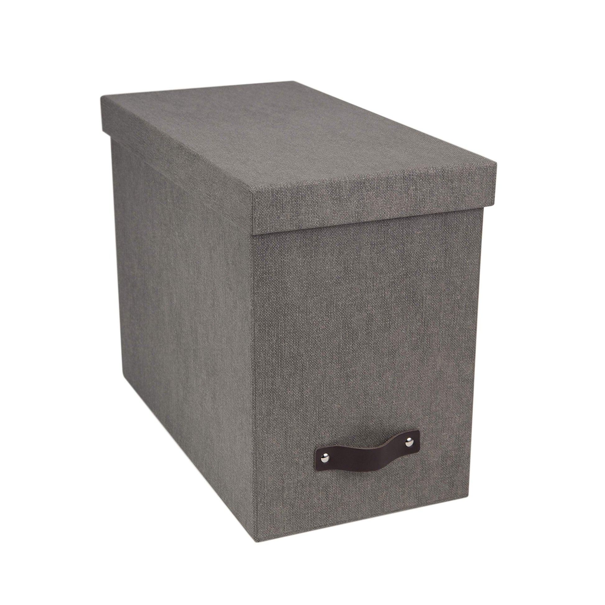 Bigso John Desktop File Box - Storage Solution and Document Organizer for Important Paperwork