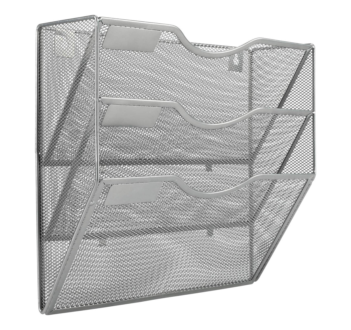 EasyPAG Hanging Wall File Organizer, 3 Pocket Wall Mounted Mail Organizer, Vertical Document Folder