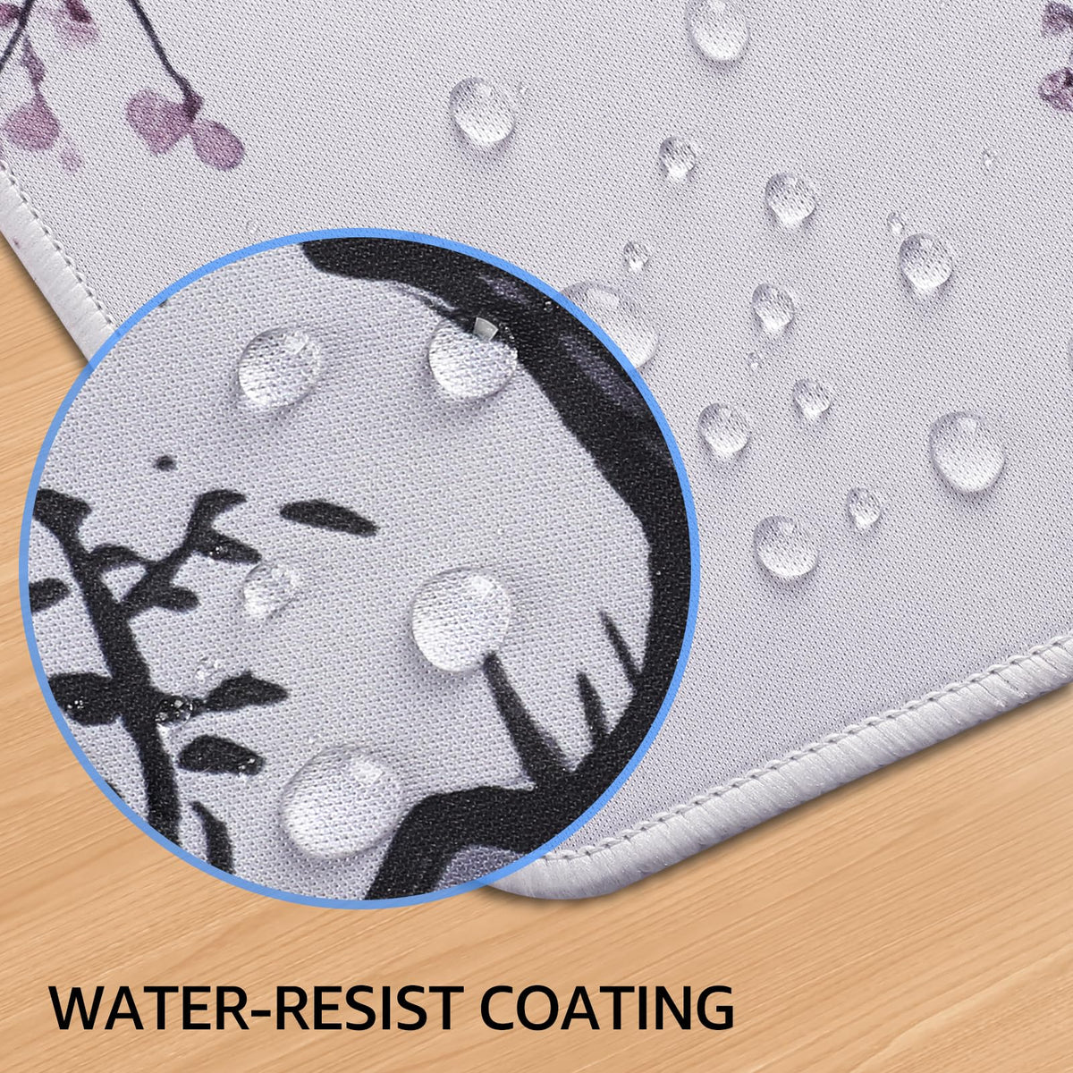 KTRIO Large Gaming Mouse Pad, Desk Mat, 31.5 x 15.7 in, Zen Sakura, XXL