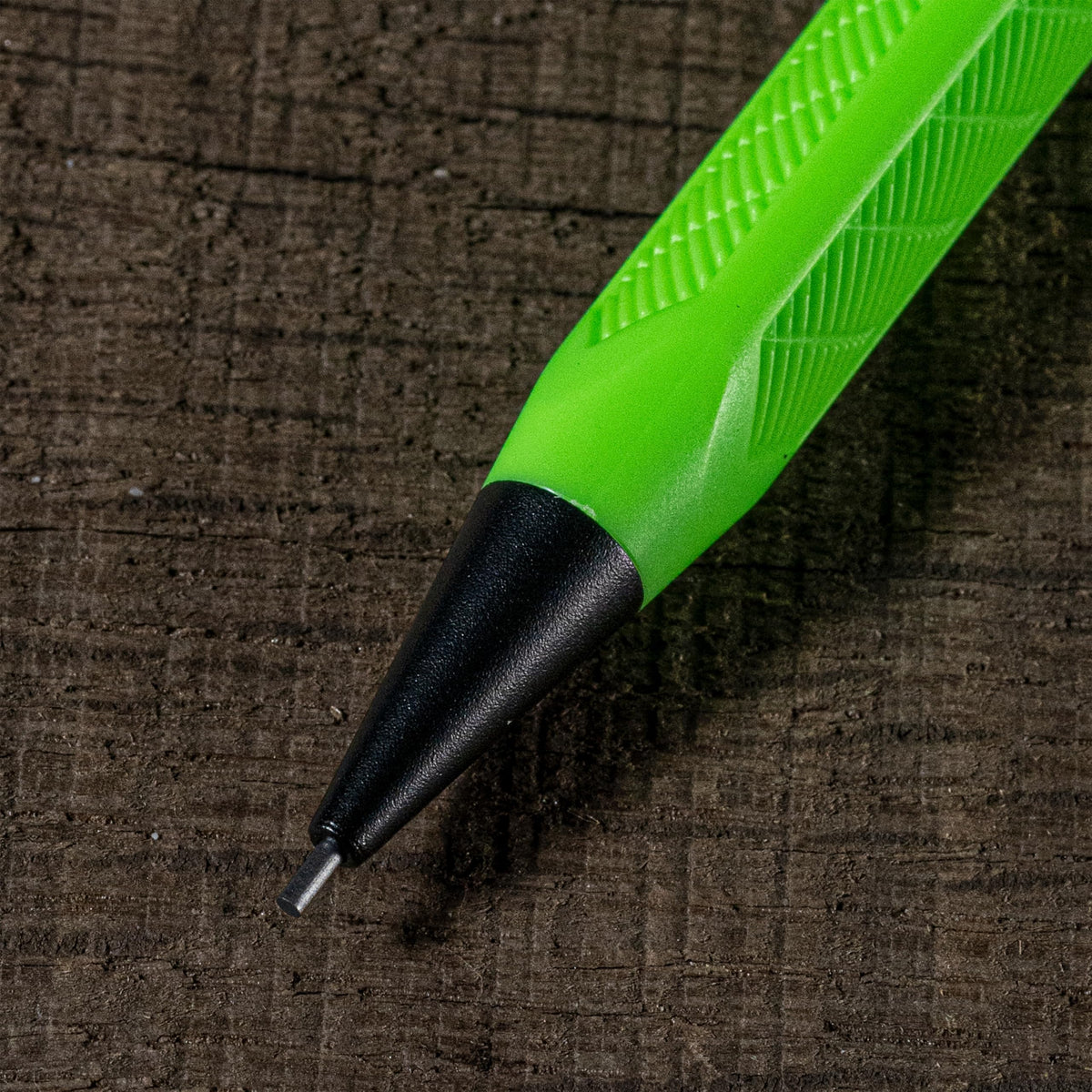 Rite in the Rain Weatherproof Mechanical Pencil, Hi-Viz Green Barrel, 1.3mm Dark Lead, 12 lead