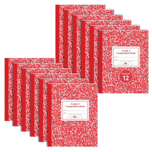 ROARING SPRING Primary Composition Book, Handwriting Notebook for Kids (K - 3rd Grade), Grade 3
