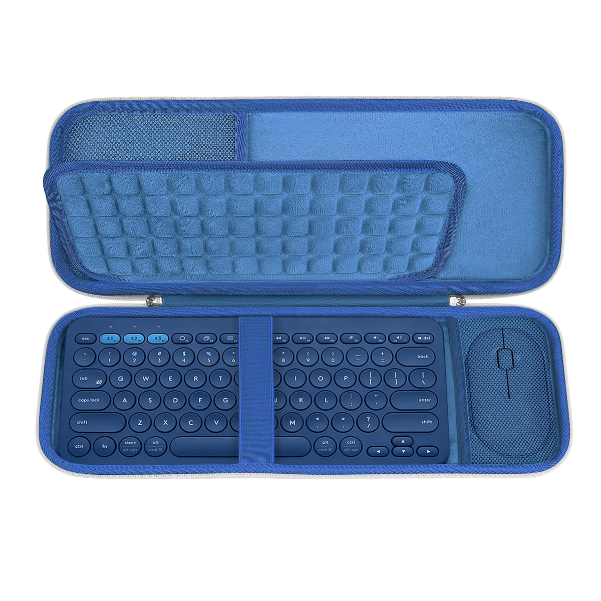 GEEKRIA Hard Case Compatible with Pebble 2 Combo, Logitech K380/k380s Keyboard +M350/M350s Mouse