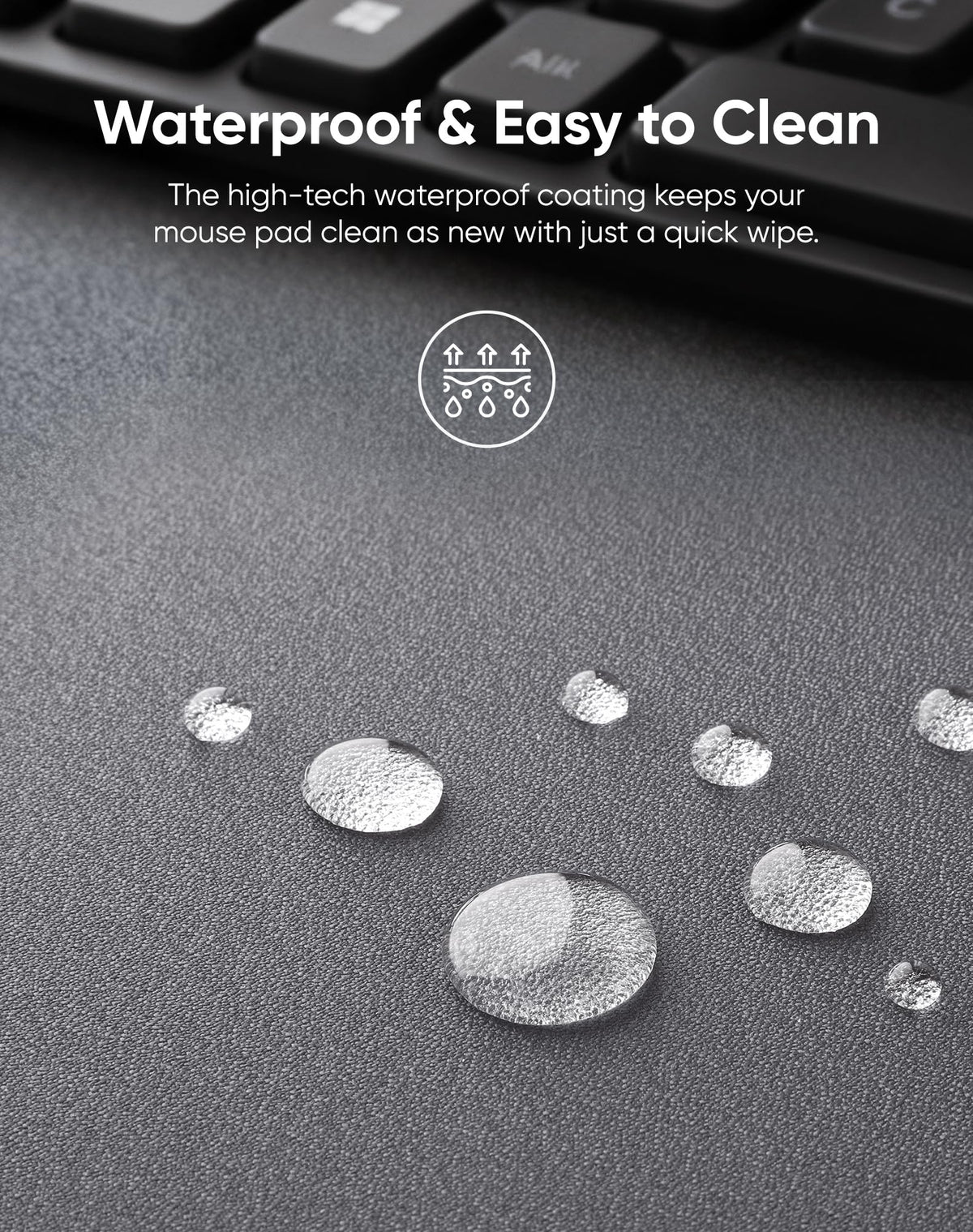 Reniteco Waterproof Large Office & Gaming Mouse Pad, 31.5" x 11.8" x 0.12"