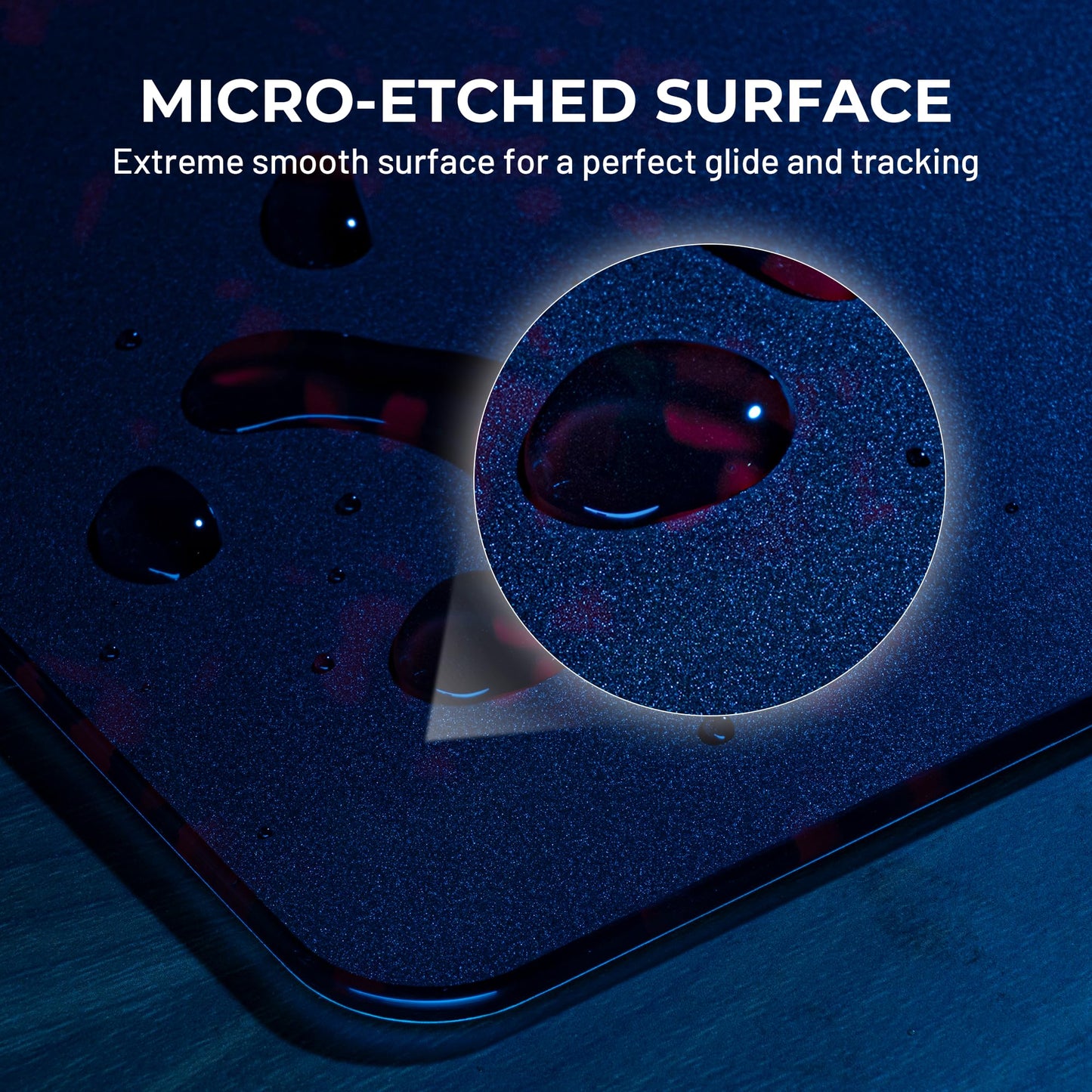 XVX Black Plum Blossoms Glass Mousepad 4.0, Hard Mouse Pad for Gaming,Ultra-Smooth Micro-Etched