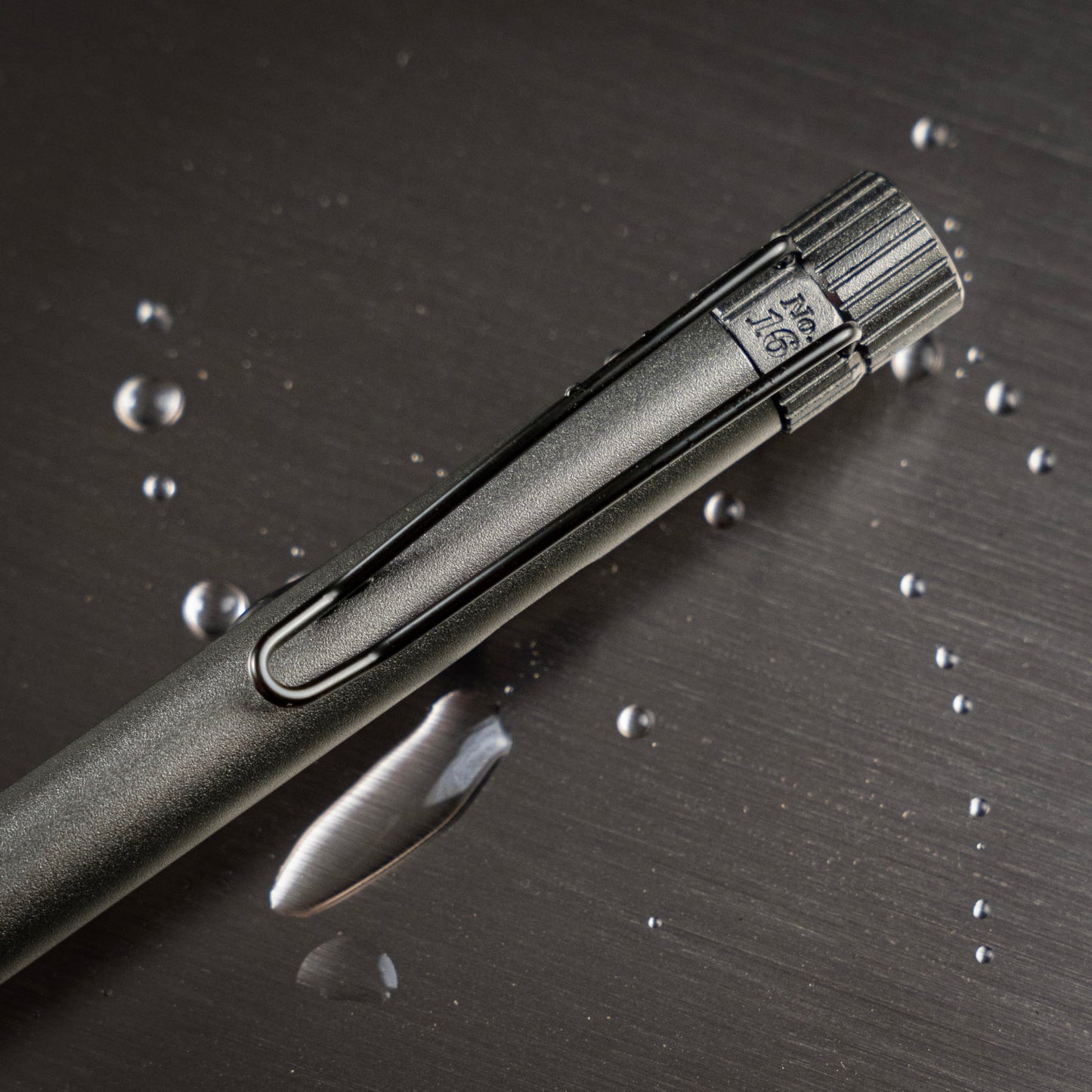 Rite in the Rain Weatherproof Gunmetal Bolt-Action Metal Pen, Black Ink, (No. G16)