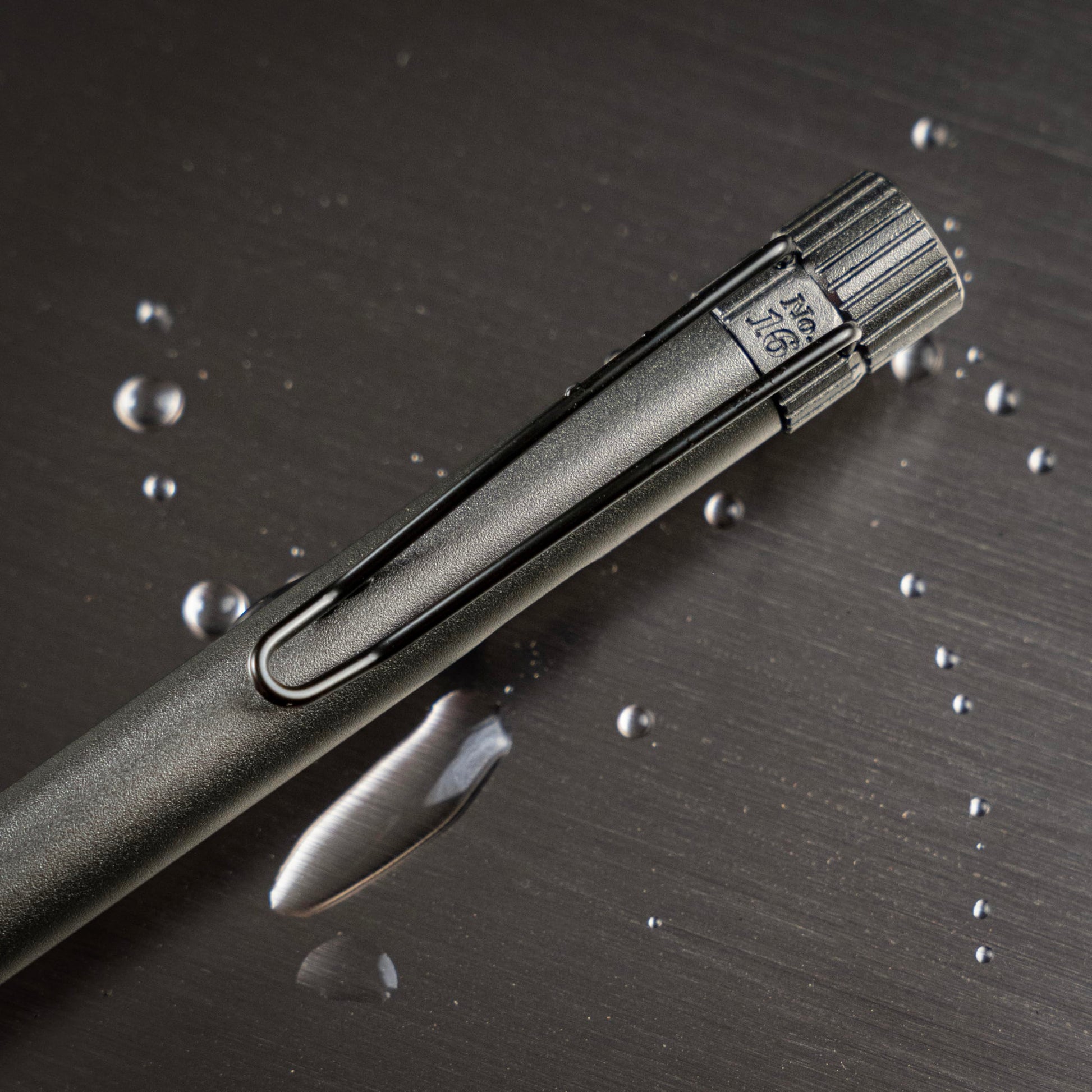 Rite in the Rain Weatherproof Gunmetal Bolt-Action Metal Pen, Black Ink, (No. G16)