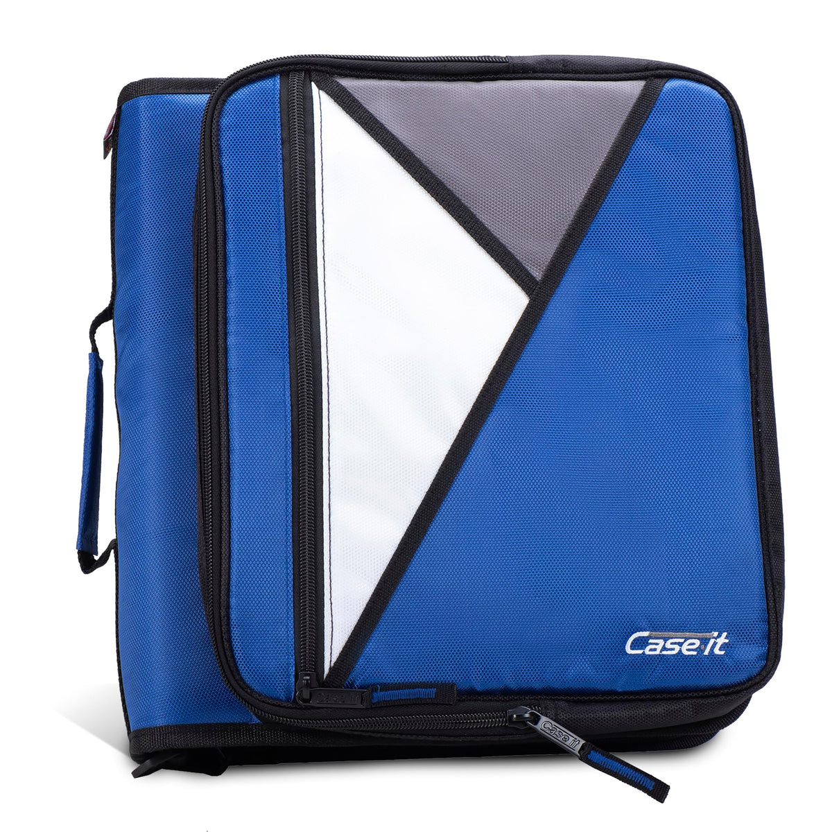 Case-it Zipper Binder | 2-Inch O-Rings | 400-Sheet | LT-007 Midnight Blue