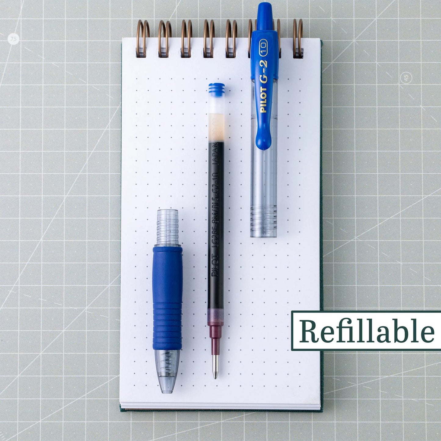 PILOT G2 Premium Refillable and Retractable Rolling Ball Gel Pens, Bold Point, Assorted Color Inks