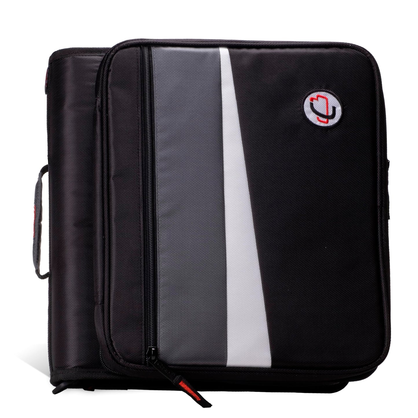 Case-it Workstation Zipper Binder | 2-Inch O-Rings | LT-117 Black