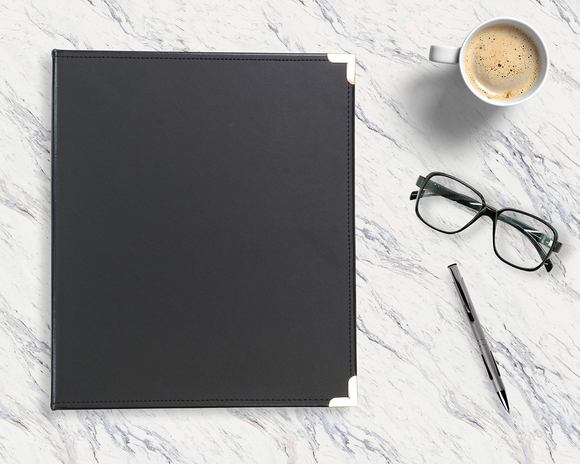 Samsill Classic Collection Leather 3 Ring Binder, Executive Presentation Portfolio, 0.5 Inch (Holds