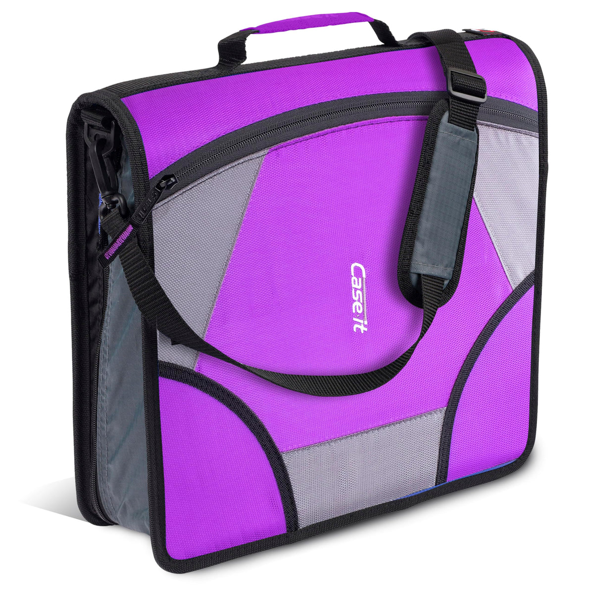 Case-it King Size 3-Ring Binder | 4-Inch Capacity | D-186 Purple