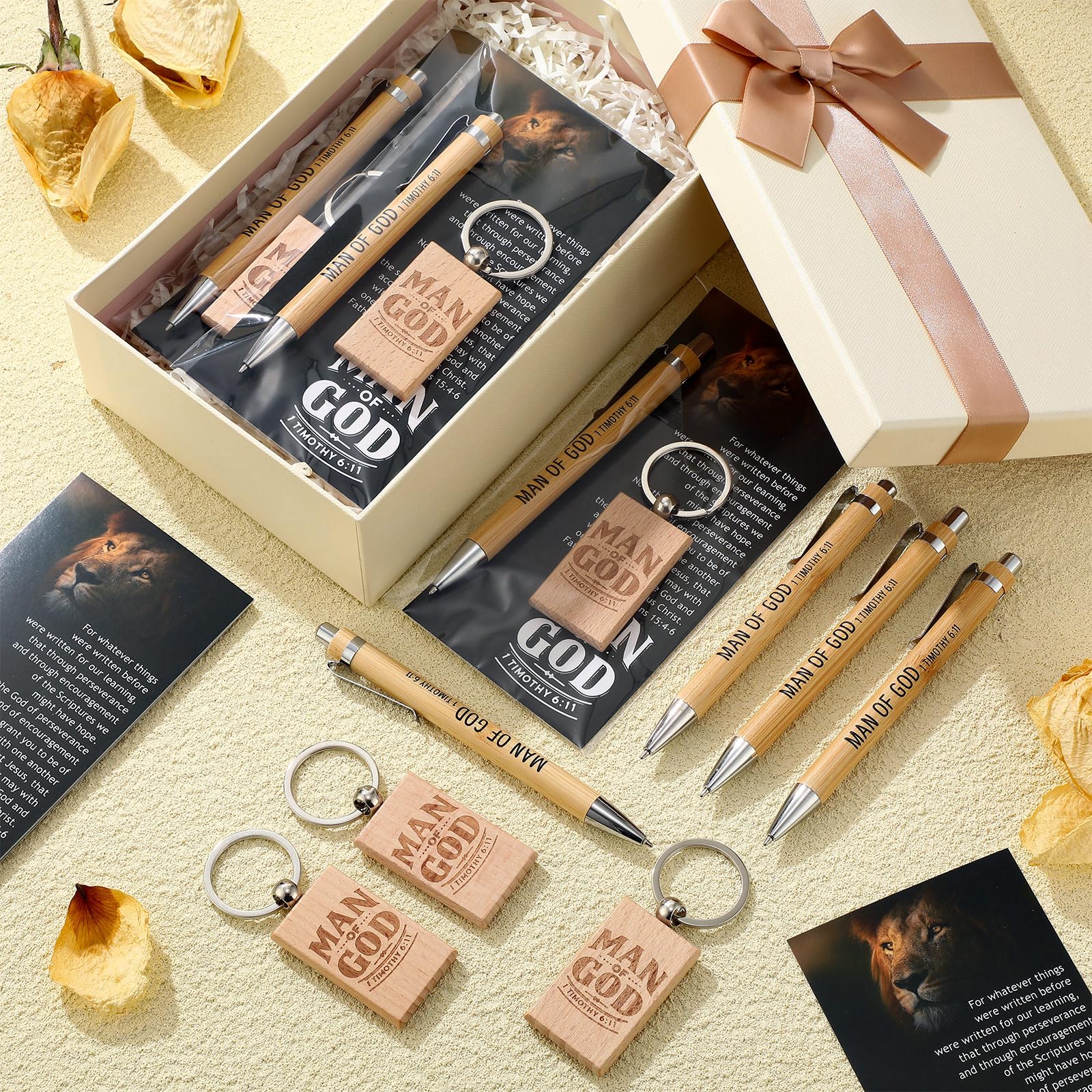 Landical 40 Sets Pastor Appreciation Gifts for Men Christian Pastor Gifts