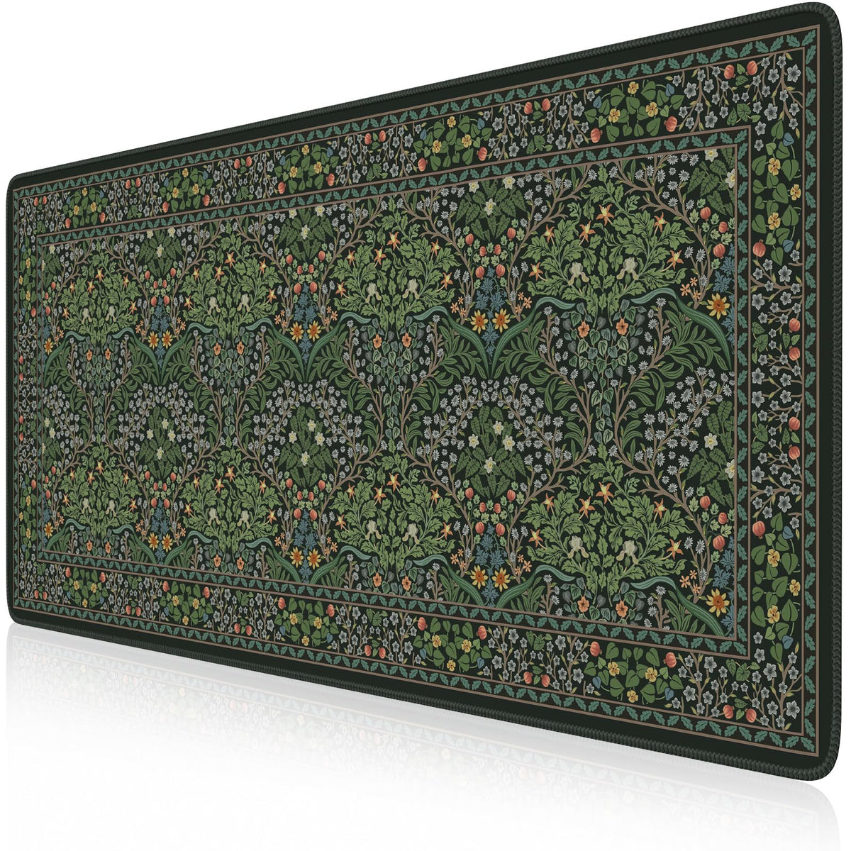 iCasso Retro Mouse Pad, Desk Pad Mat, Full Desk Large Mousepad, Green