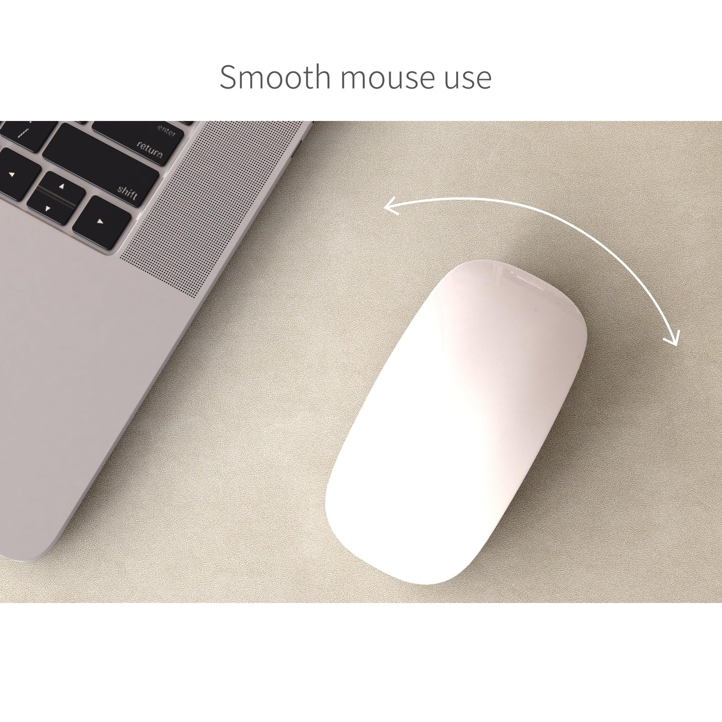 RENMTURE Desk Pad, Cork & PU Leather Desk Mat, Large Mouse pad, Non-Slip Desk Protector and