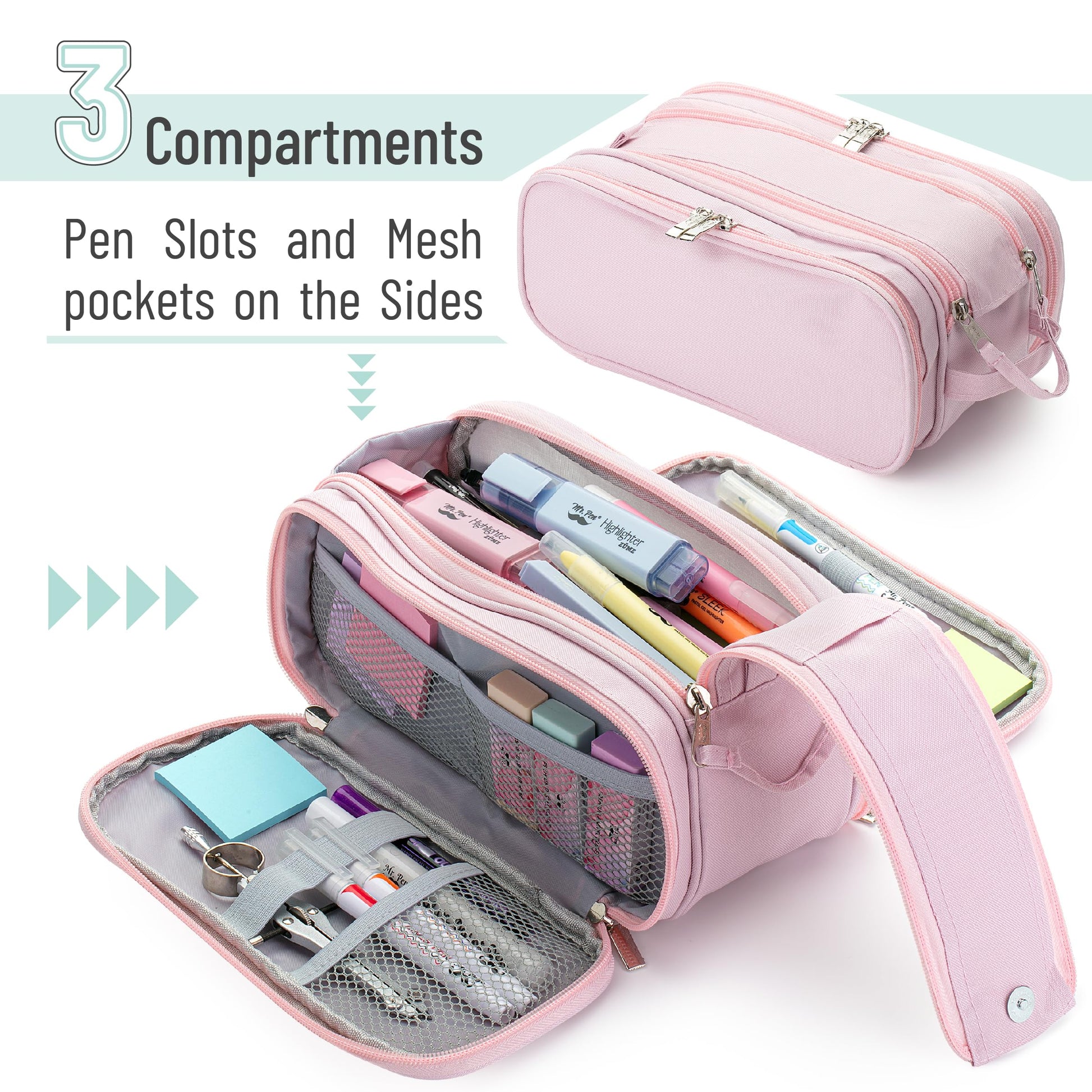 Mr. Pen- Large Capacity Pencil Case, Big Capacity Pencil Case