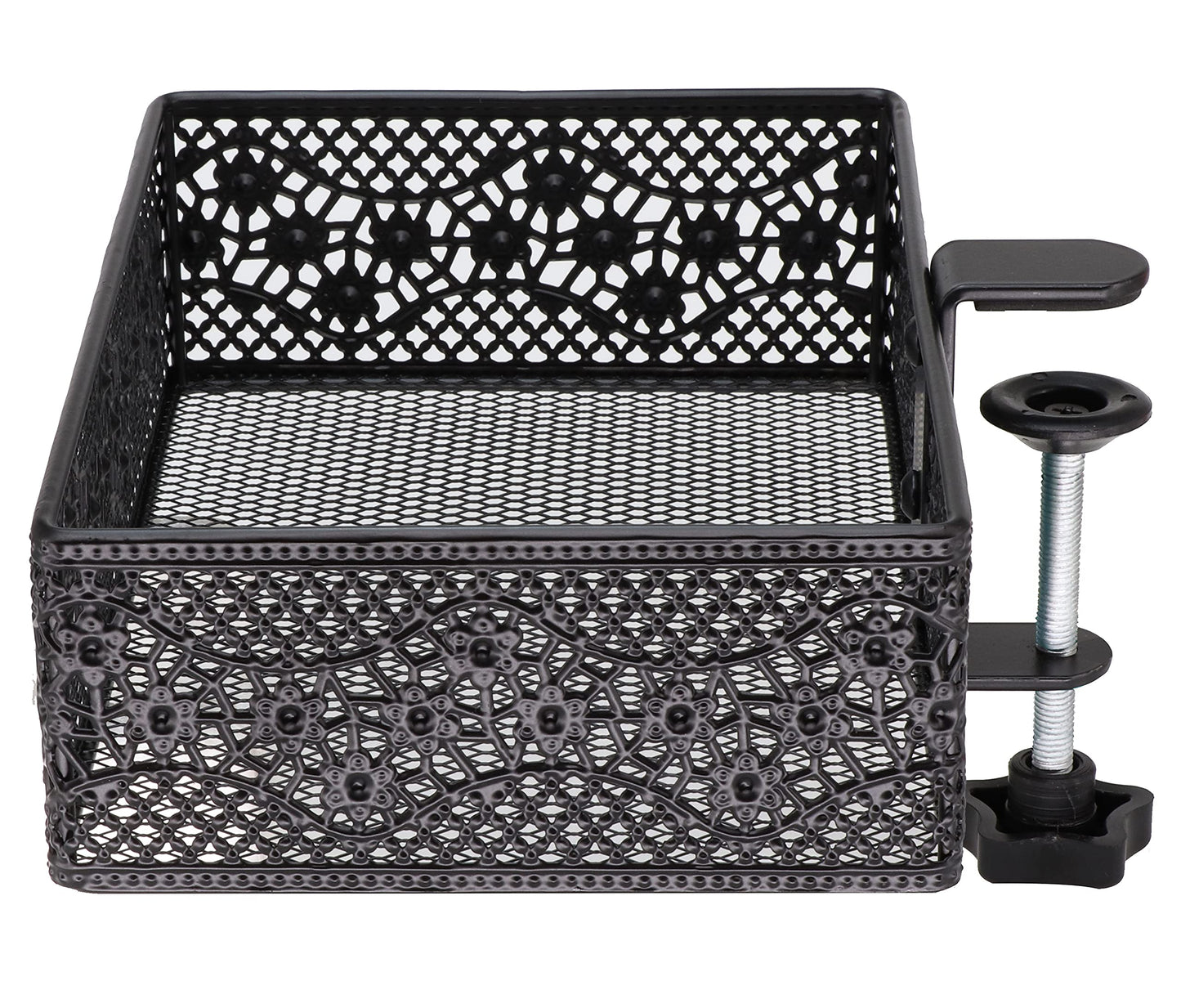 Under Desk Drawer, Clamp on Desk Organizer Under Table Hanging Desk Storage