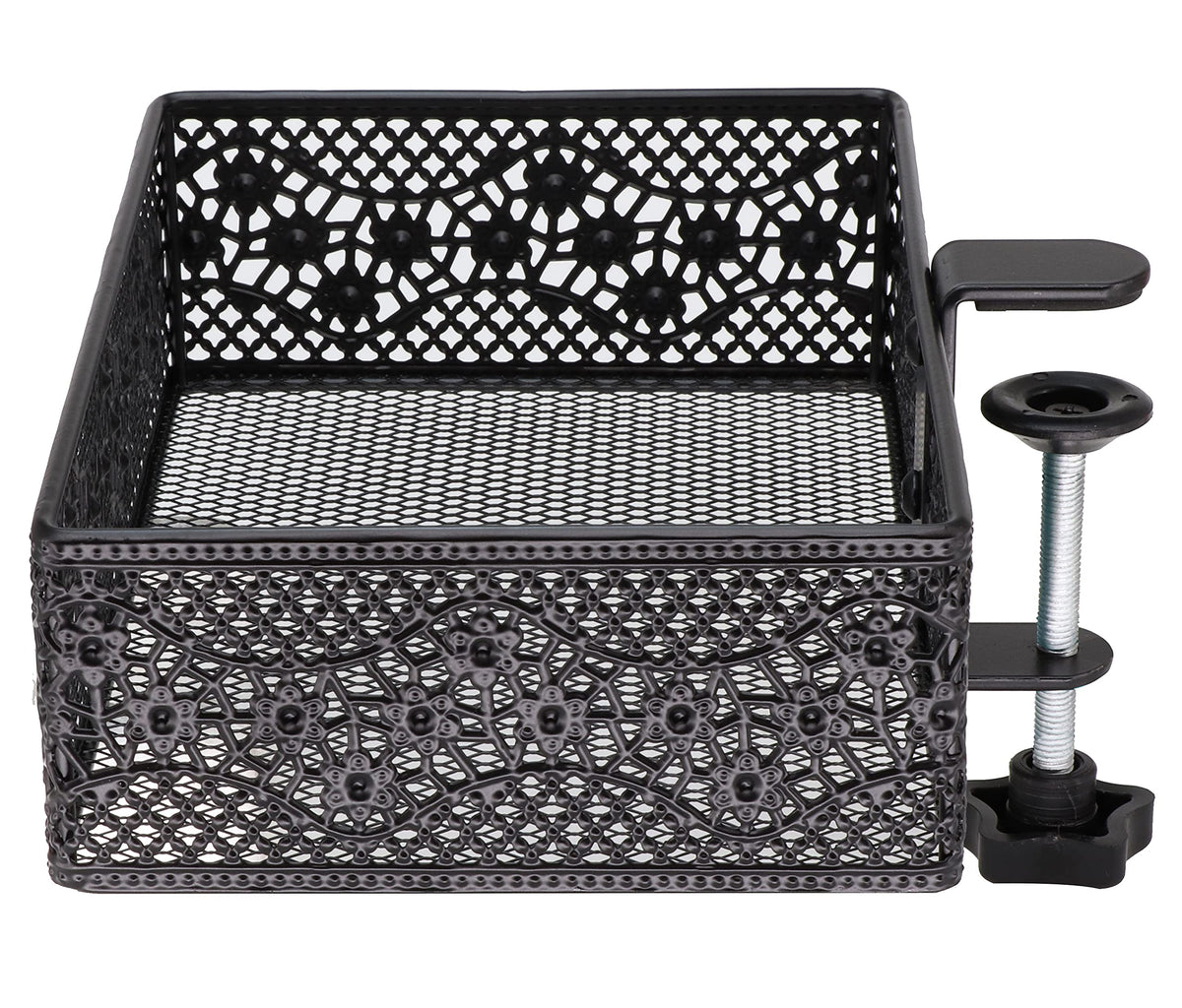Under Desk Drawer, Clamp on Desk Organizer Under Table Hanging Desk Storage