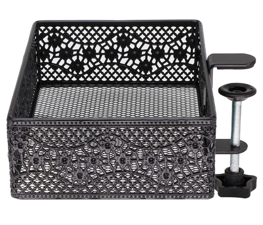 Under Desk Drawer, Clamp on Desk Organizer Under Table Hanging Desk Storage