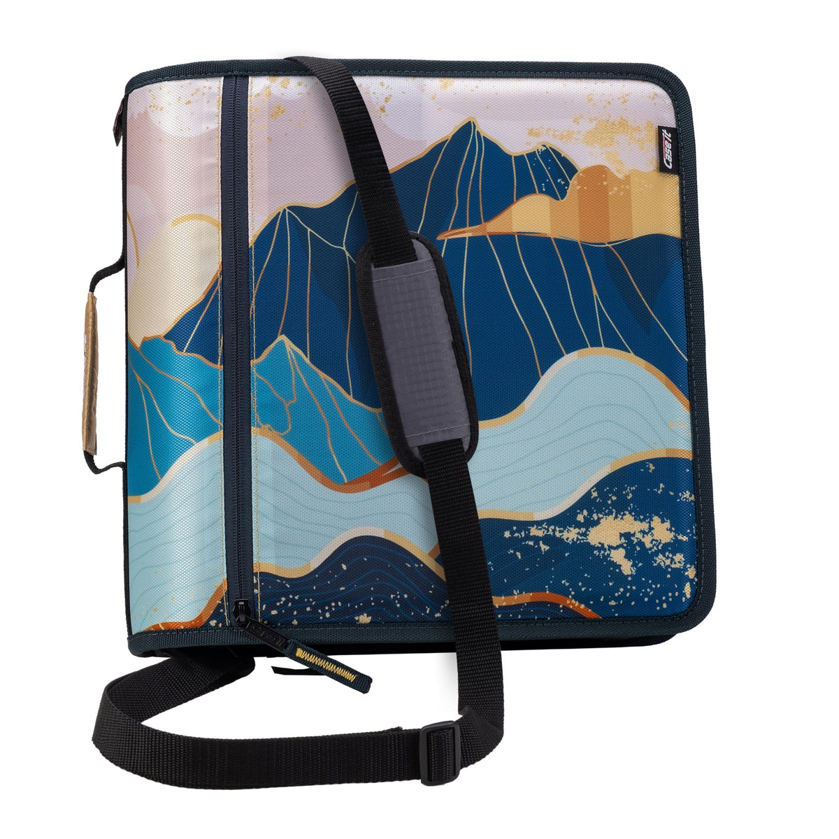 Case-it School Zipper Binder | 3-Inch O-Rings | 600-Sheet | D-146 Mountains