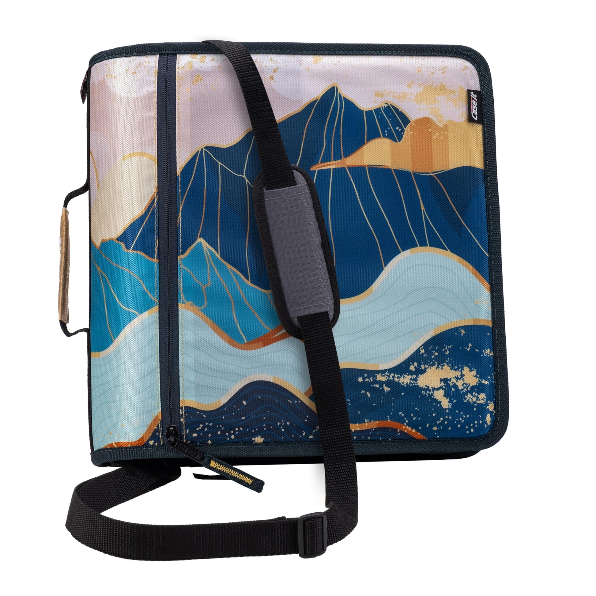 Case-it School Zipper Binder | 3-Inch O-Rings | 600-Sheet | D-146 Mountains