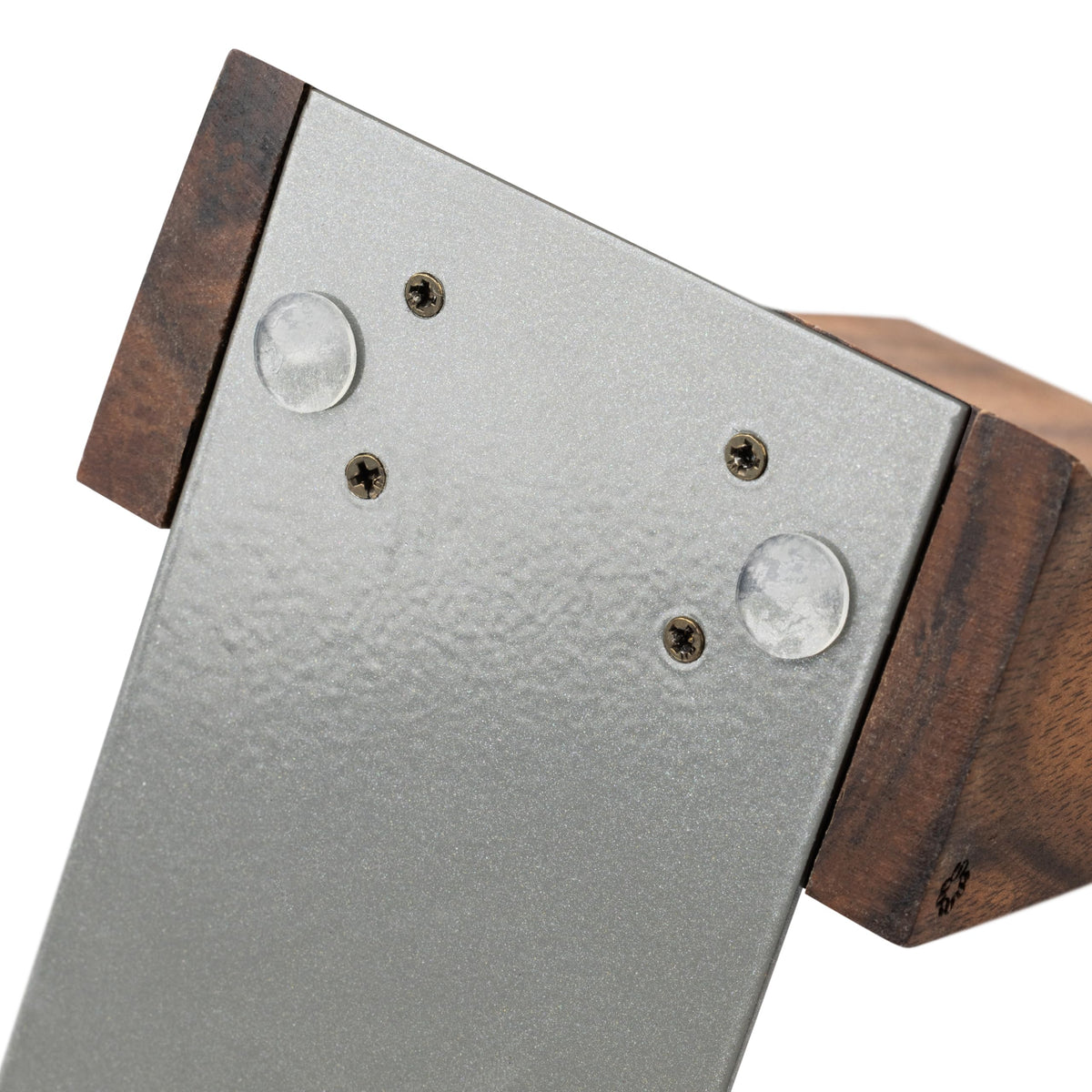 TILISMA Bookends for Heavy Books – Walnut Wood Book Ends for Shelves – Heavy Duty Bookends to Hold