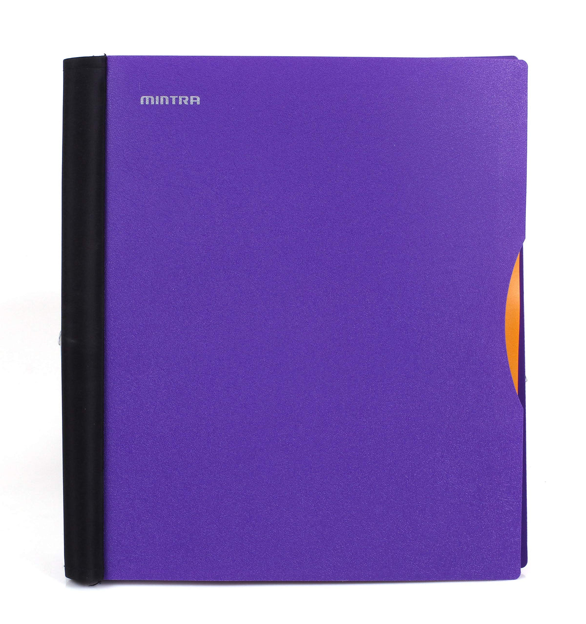 Mintra Office Durable PREMIUM Spiral Notebook, ((Purple, 1 Subject, 8.5in x 11in)), Fabric Covered