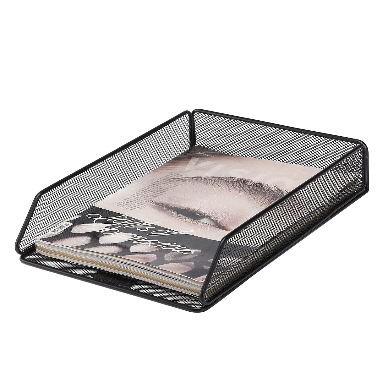 Mr. Pen- Mesh Desk Organizer, Single Tray Desktop Organizer