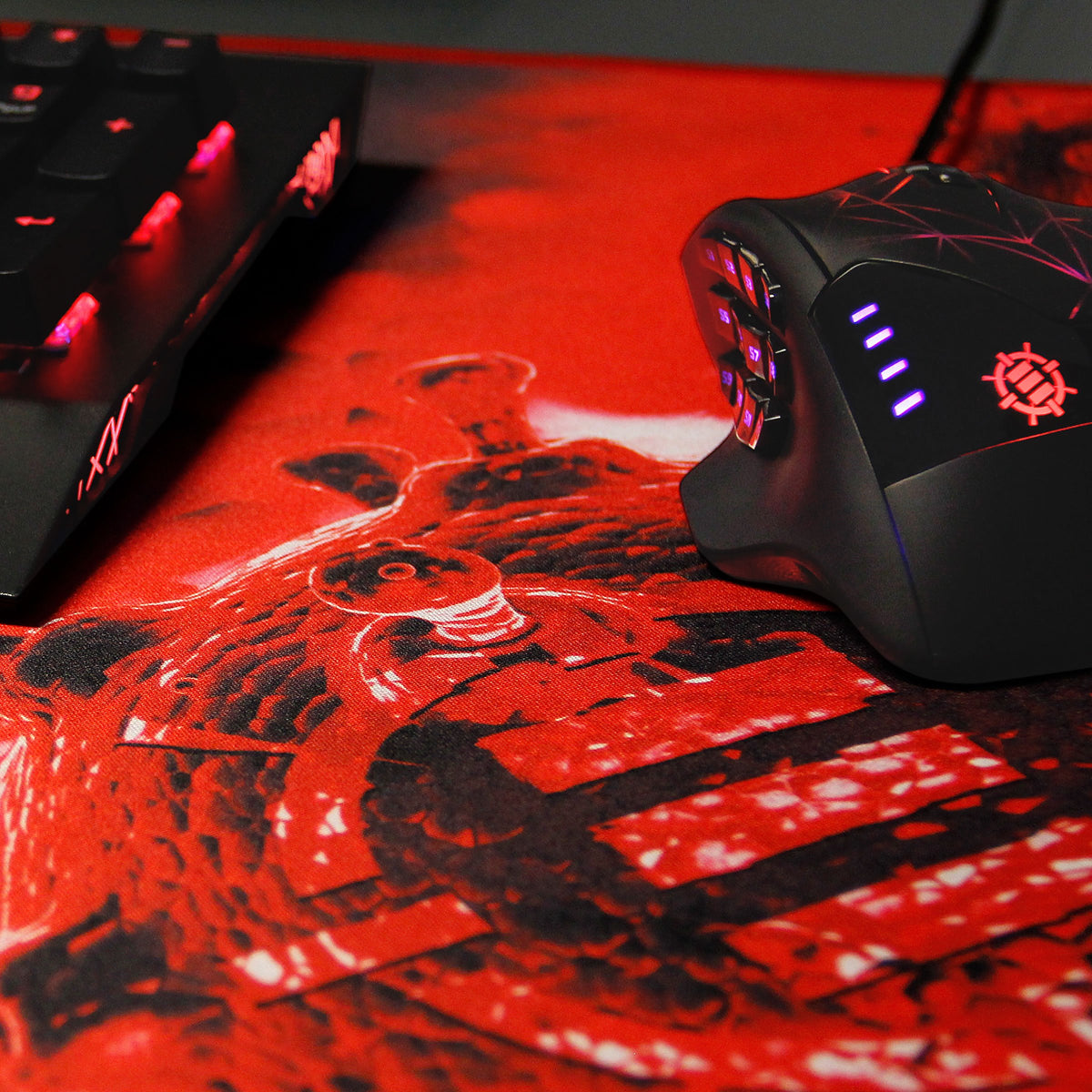 ENHANCE Extended Large Gaming Mouse Pad - XL Mouse Mat (31.5" x 13.75") Anti-Fray Stitching for