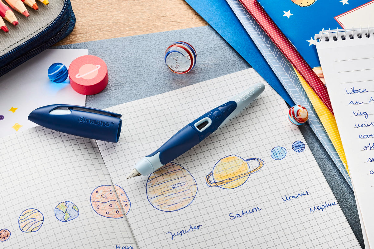 STABILO EASYbirdy 3D DreamWorld Special Edition Ergonomic School Fountain Pen for Right-Handed