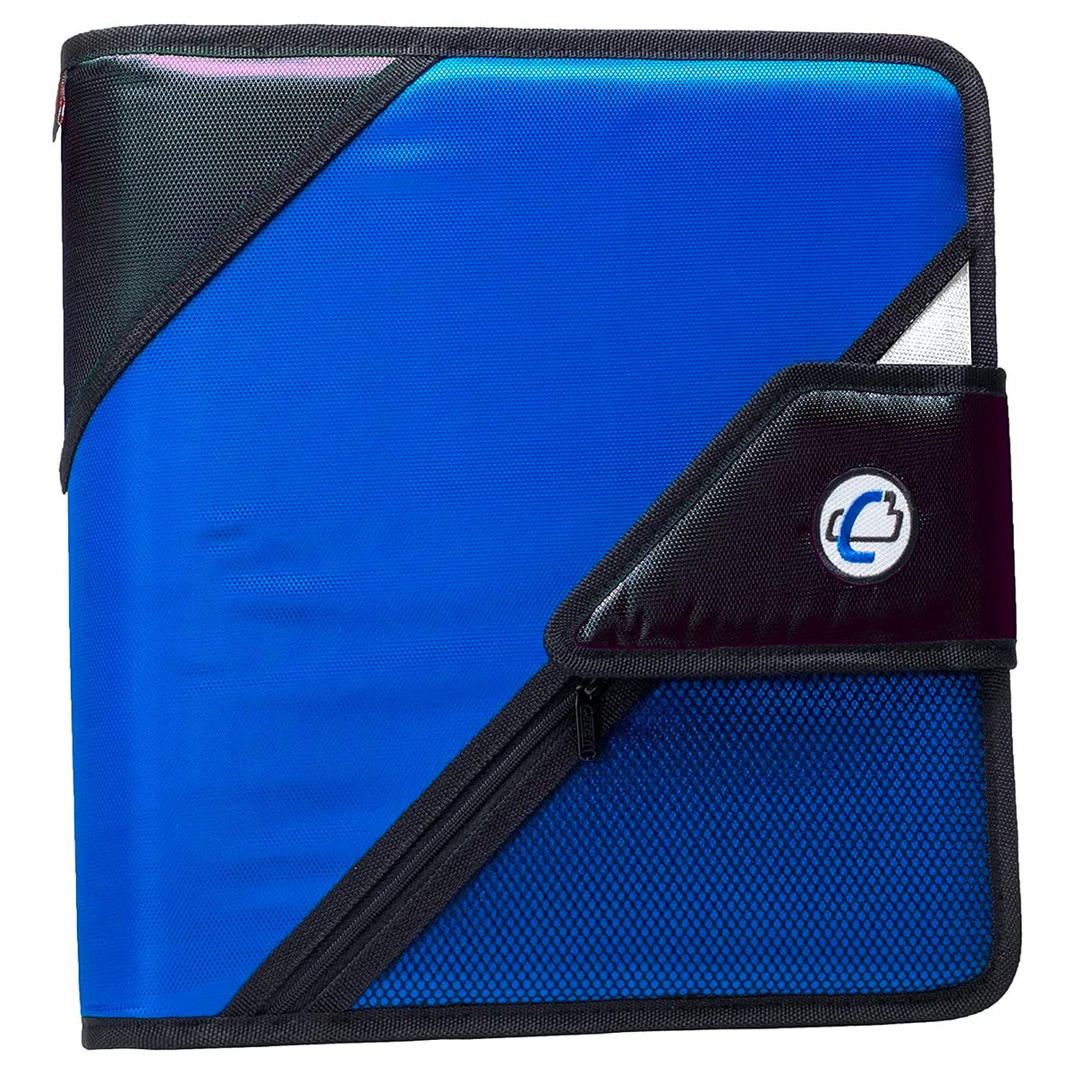 Case-it The Open Tab Secure Seal Binder - 2 Inch O-Rings - 5 Color Tab Expanding File Folder