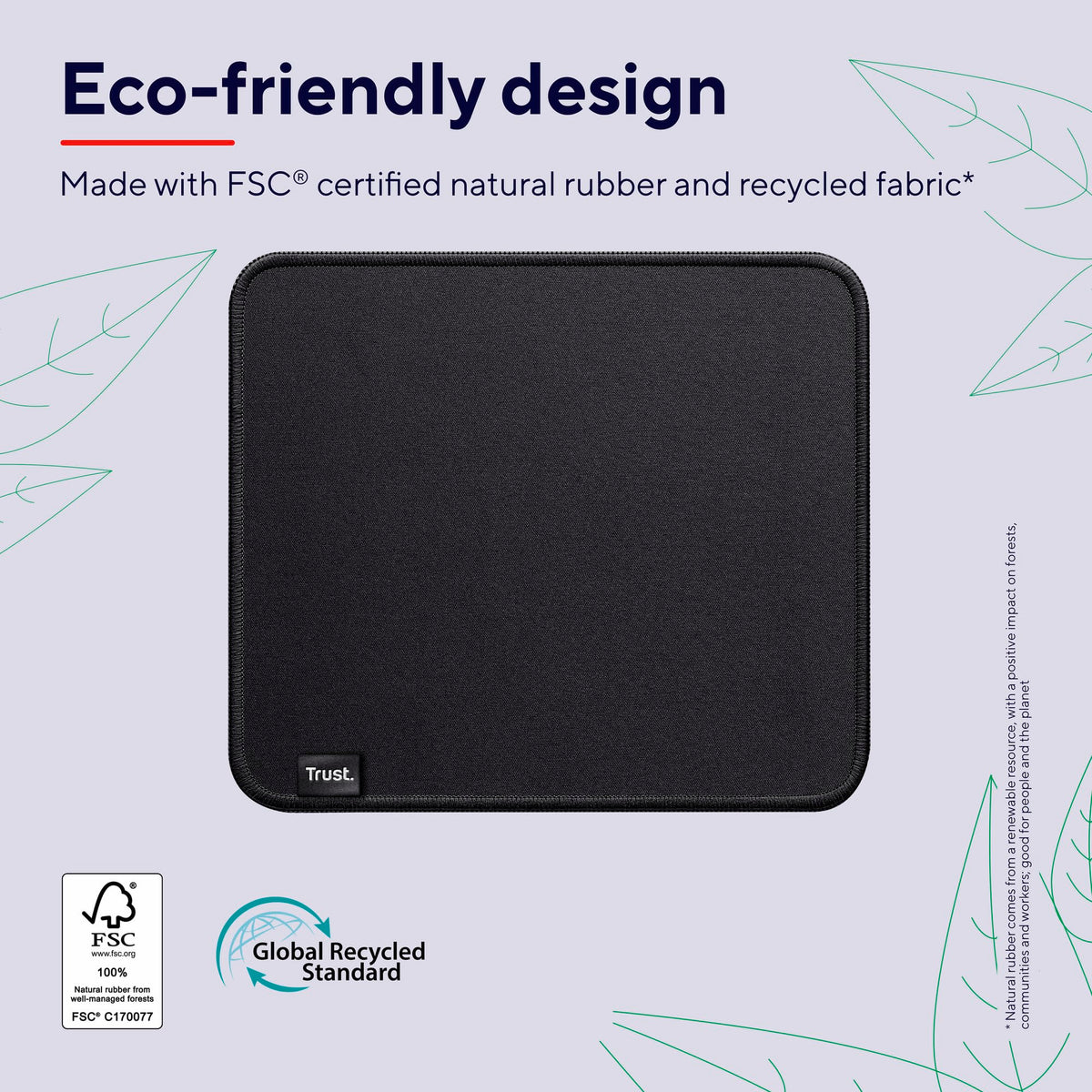 Mouse pad Made with Recycled Materials