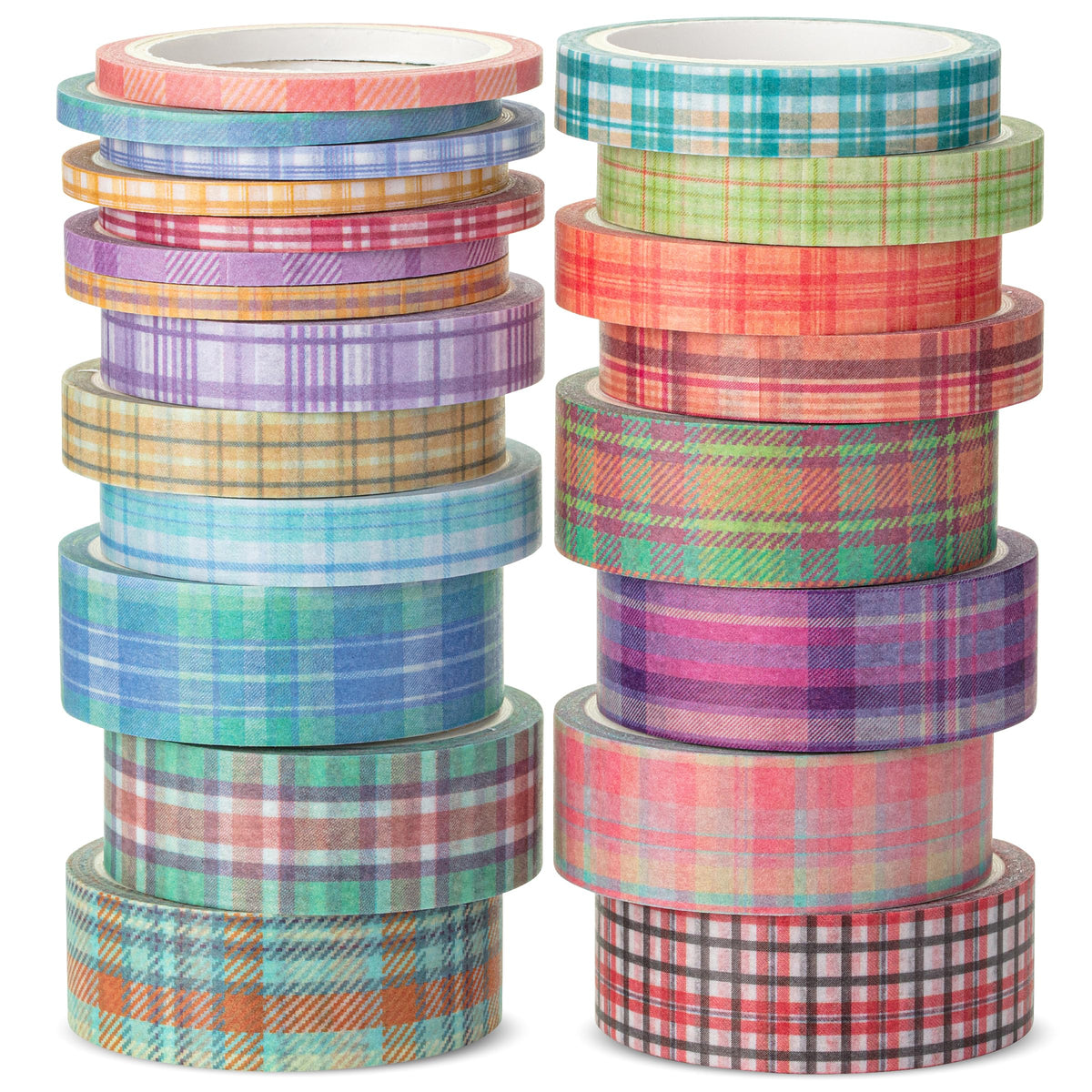 Mr. Pen- Washi Tape Set, 21 Rolls, Assorted Sizes, 5 Yards/Roll