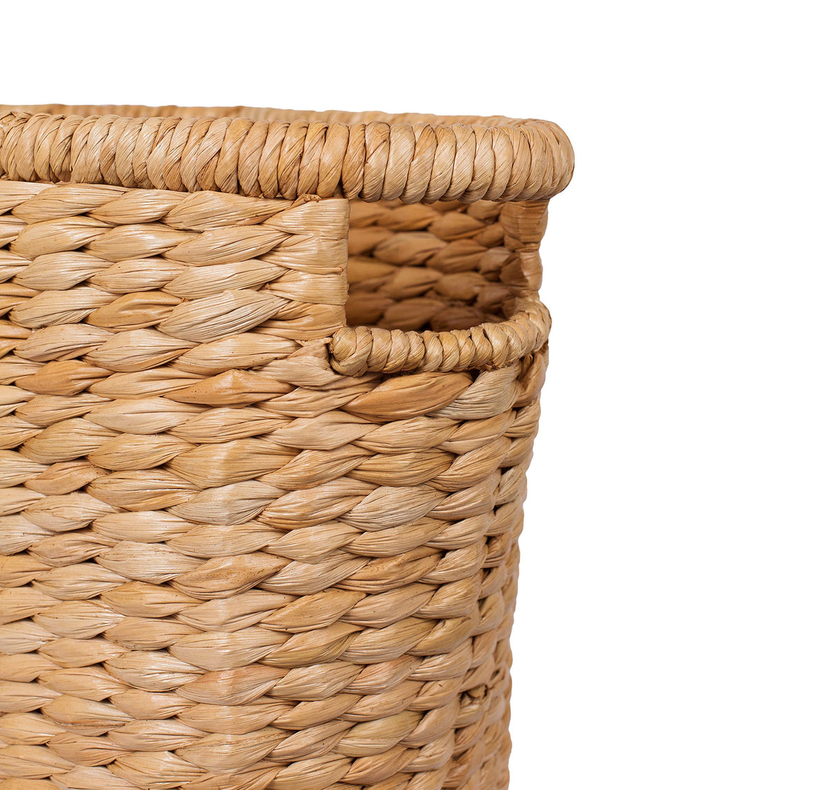 BIRDROCK HOME Sea Grass Storage Basket with Handles - Woven Sea Grass Decorative Rectangle
