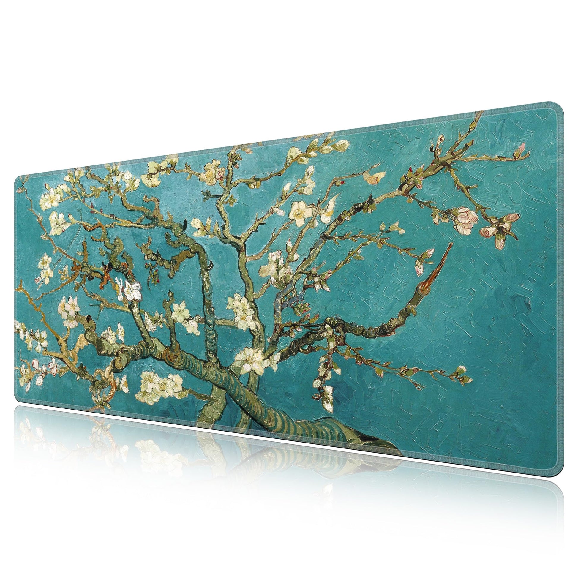 LL-COEUR XXL Landscape Gaming Mouse Pad Computer Keyboard Mat Office Desk Pad (Apricot, 55.1" x