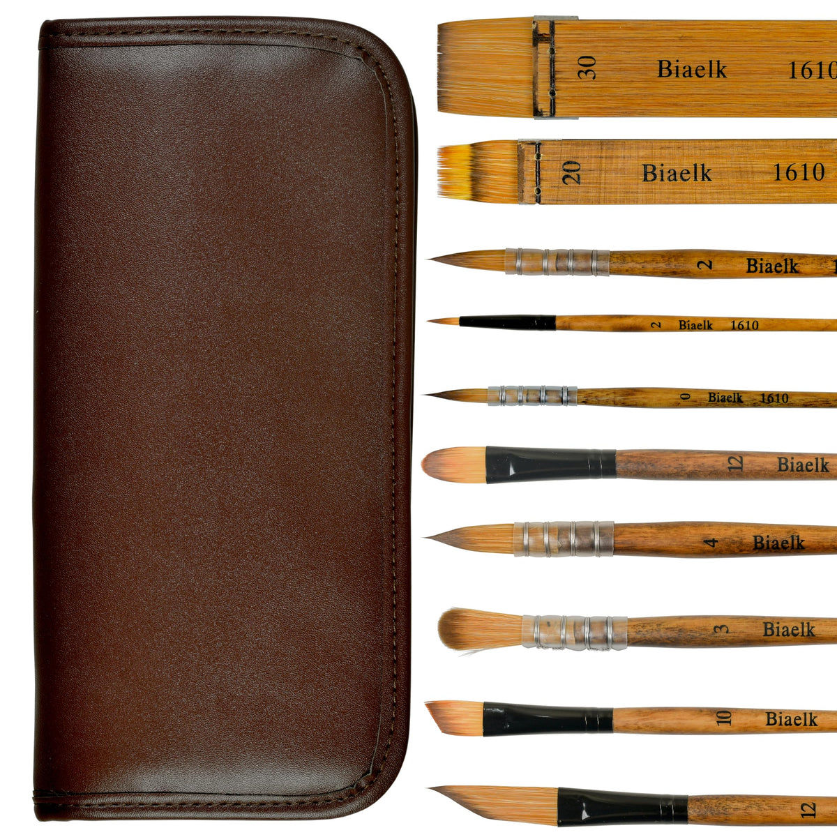 Professional Watercolor Brushes Set,Soft Synthetic Bristle,Rounds/Hake/Dagger Brushes for