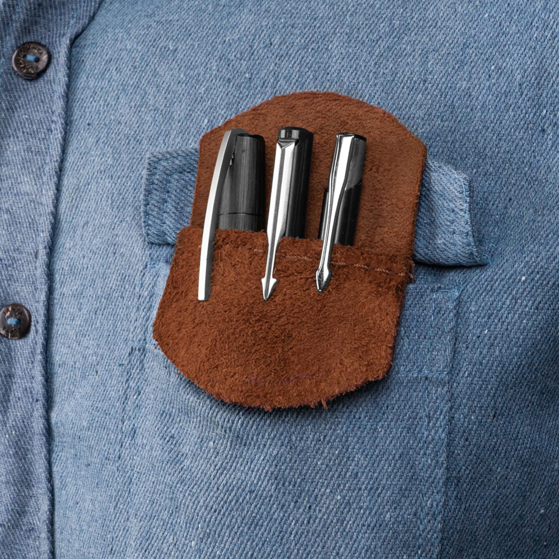 Hide & Drink, Pocket Protector, Pencil Pouch, Pen Holder for Shirt Pockets, Lab Coats, Backpacks