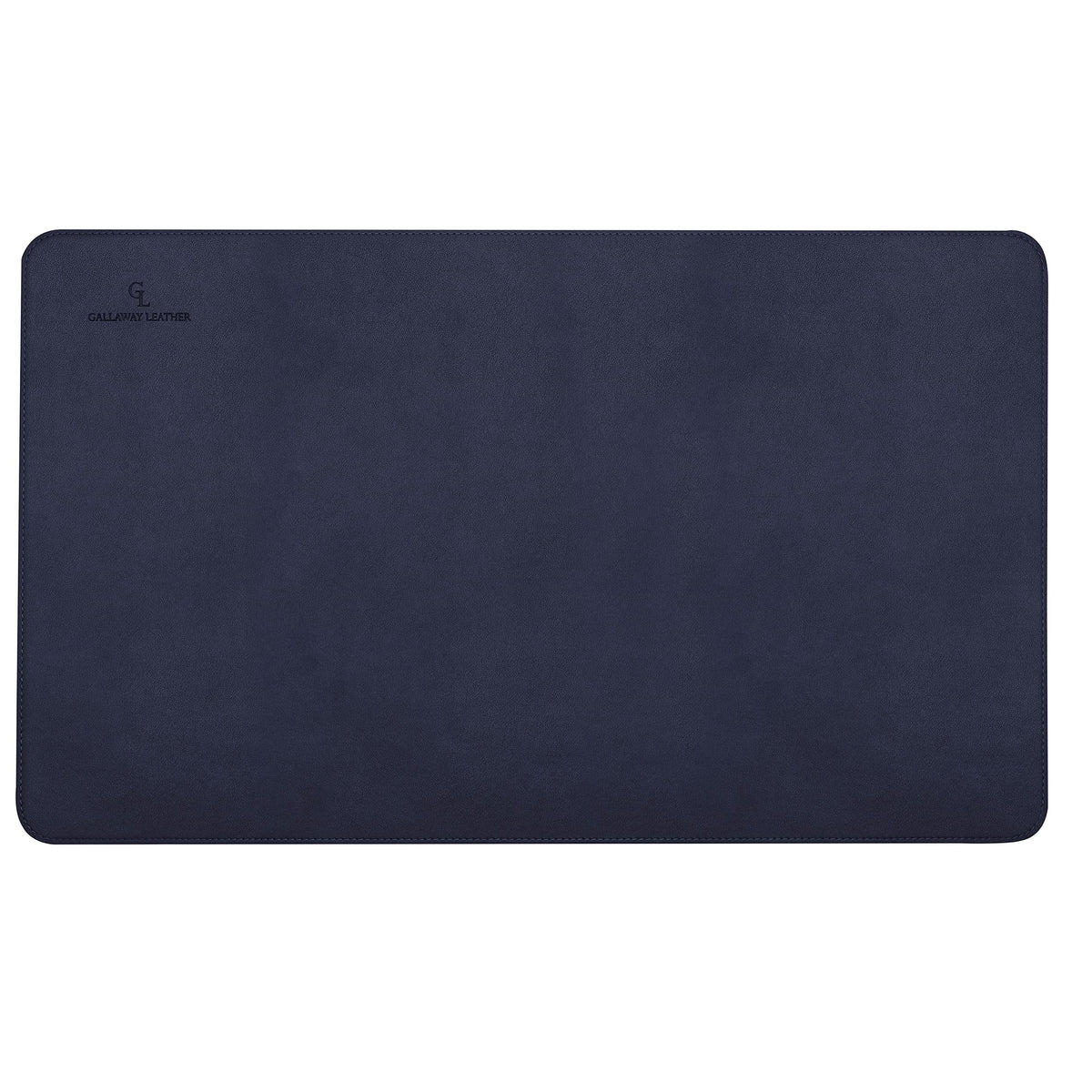 Gallaway Leather Desk Mat - Office Writing Desk Pad, Medium 24" x 14" Navy Blue, Gift Ready Elegant