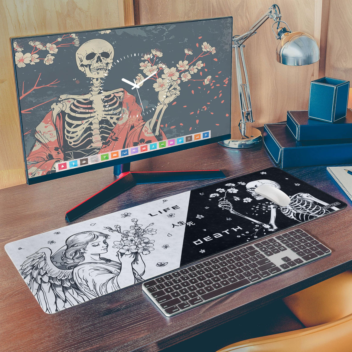 DOTTICO XL Large Gaming Mouse Pad for Desk - Desk Mat for Keyboard and Mouse - PC Mouse Pad