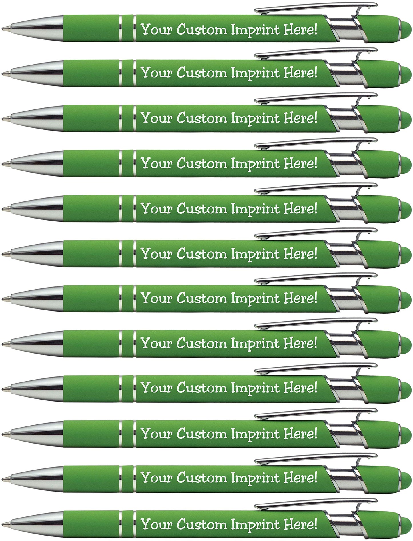 ExpressDesigns™ - Premium Custom Pens with Stylus | Burst of Color | Personalized Soft Touch Metal