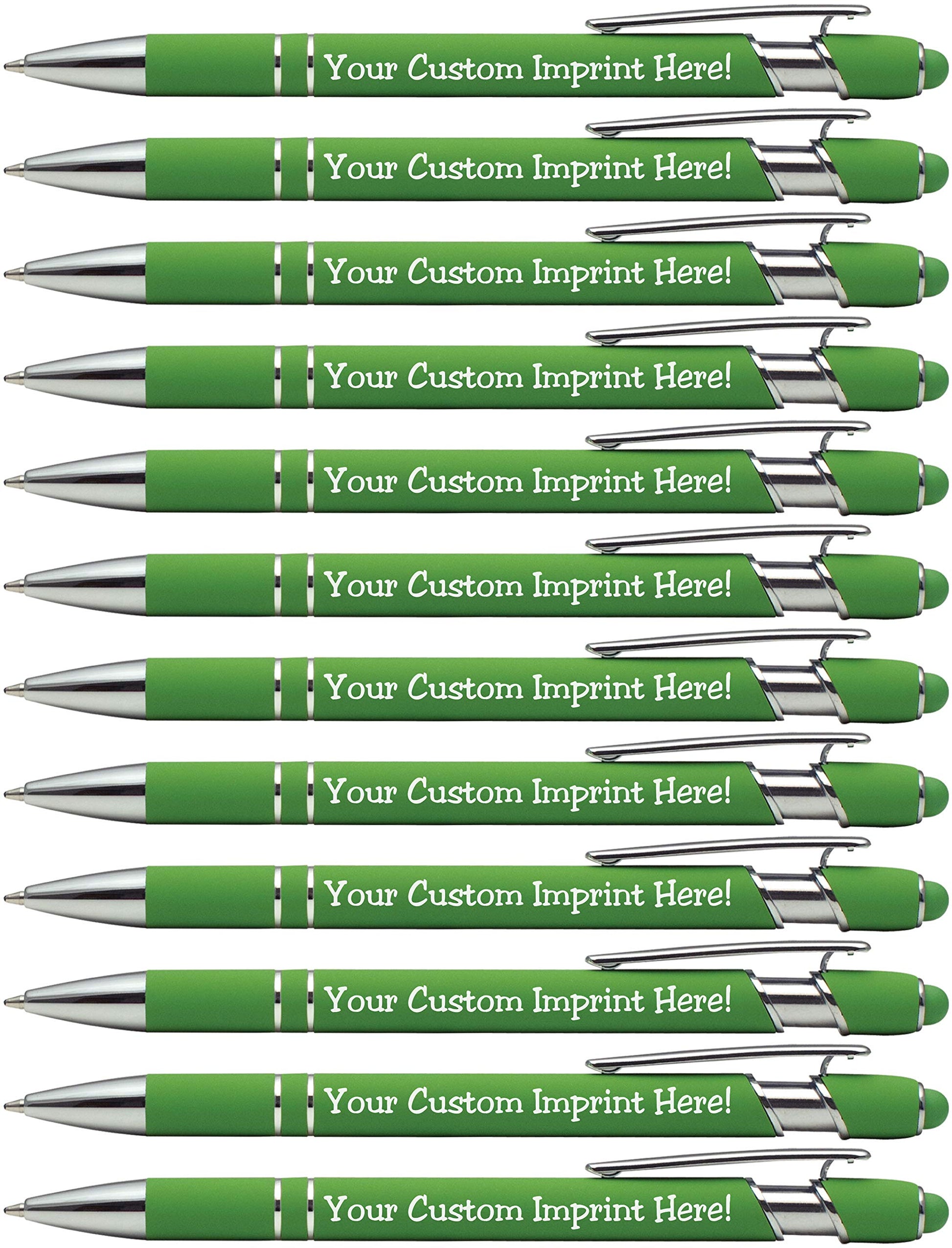 ExpressDesigns™ - Premium Custom Pens with Stylus | Burst of Color | Personalized Soft Touch Metal