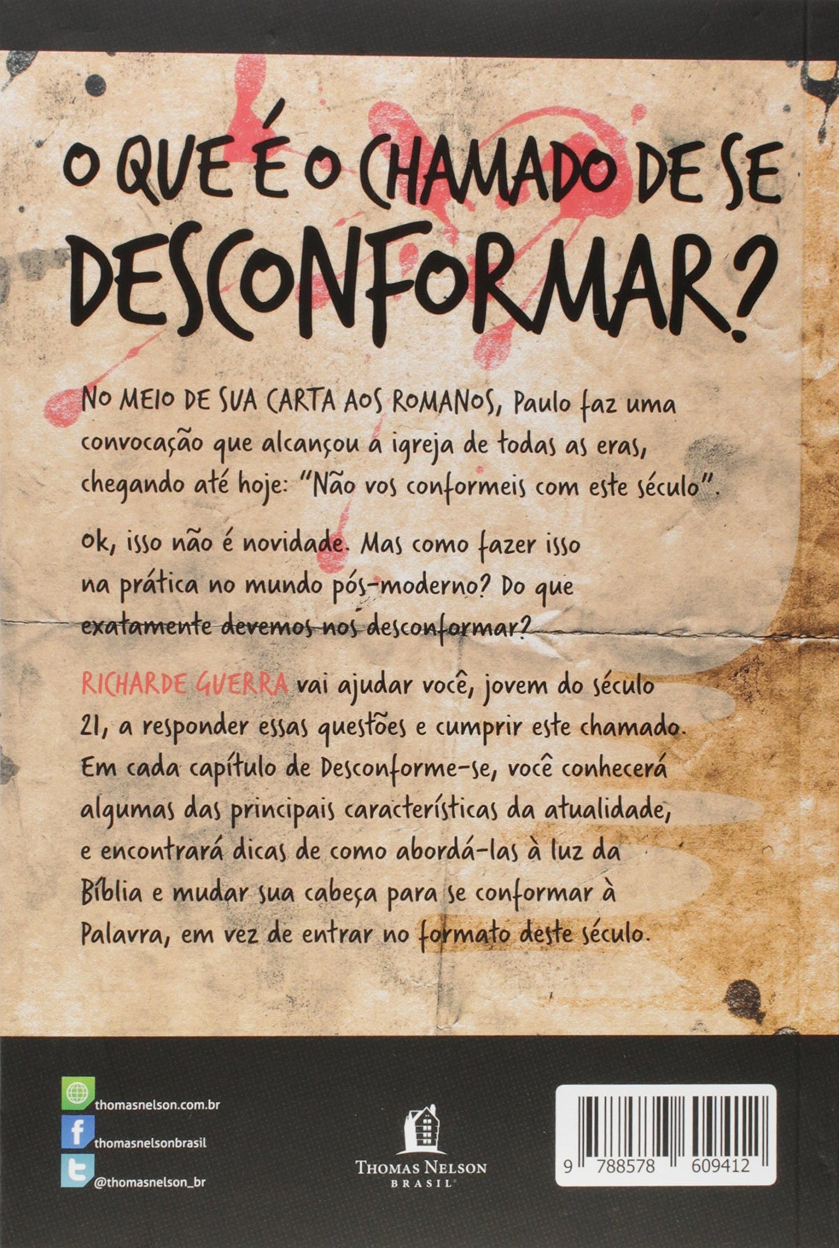 Desconforme-se - um alerta para o jovem do seculo 21 (Em Portugues do Brasil)