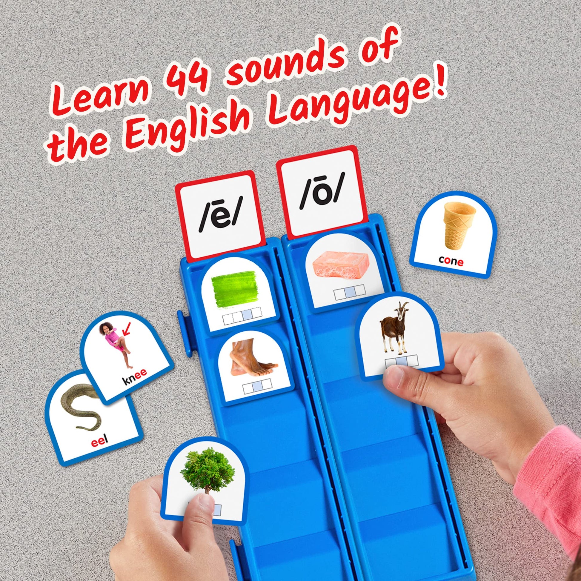 hand2mind Sort that Sound Activity Set, Phonemic Awareness, Ages 3+