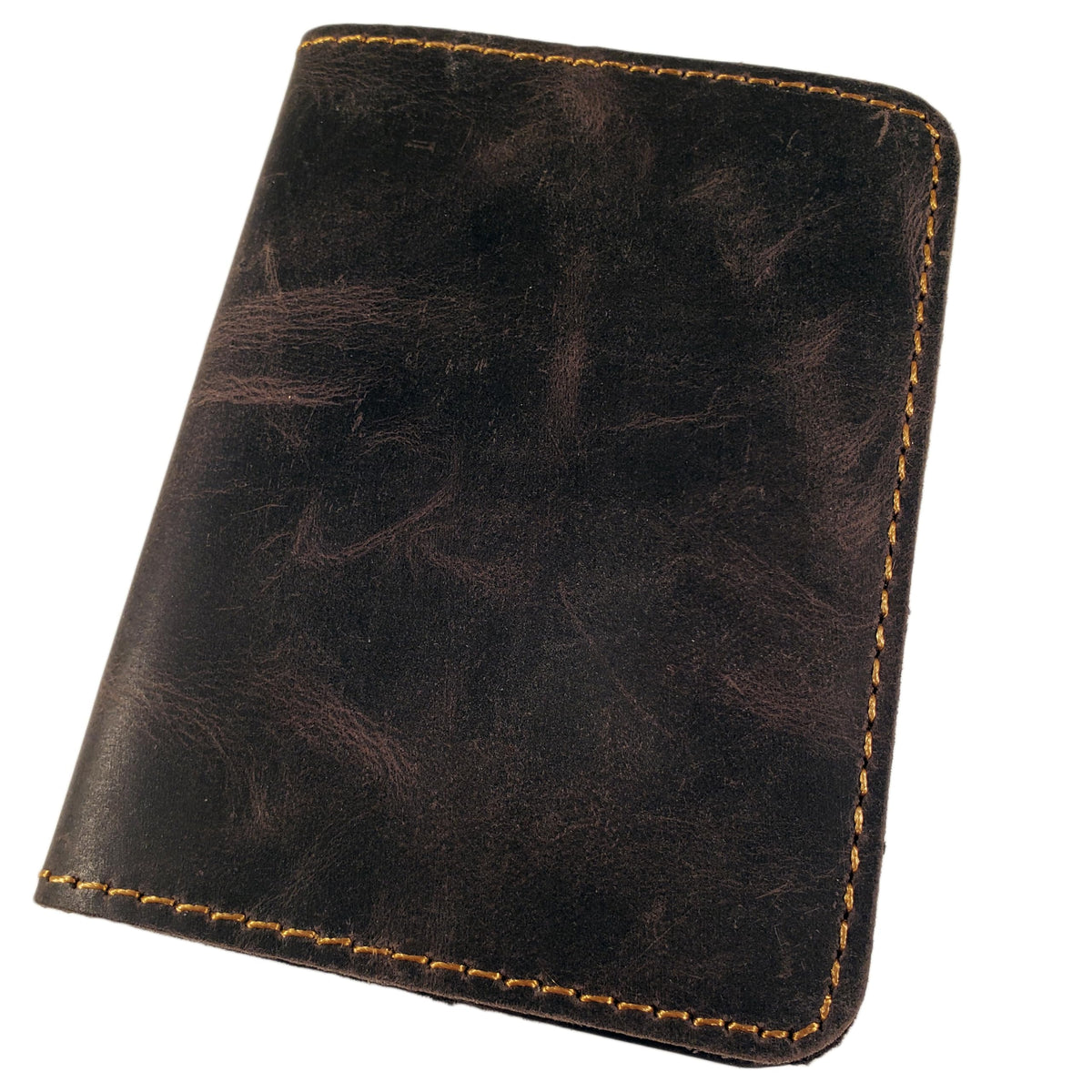 Rustic Ridge Leather Refillable Leather Pocket Notebook - Mini Composition Cover - Fits Standard