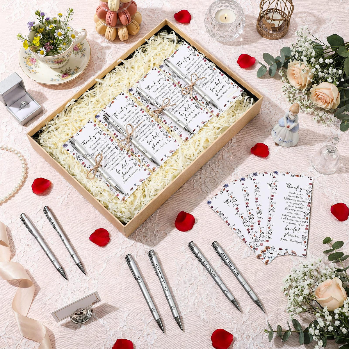 Chiisong 50 Sets Bridal Shower Favors for Guests, Wild Flower
