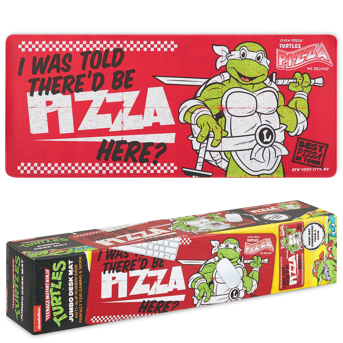Teenage Mutant Ninja Turtles Desk Pad Large Mouse Mat 27.5 x 11.8 Desk Protector PC Laptop Keyboard